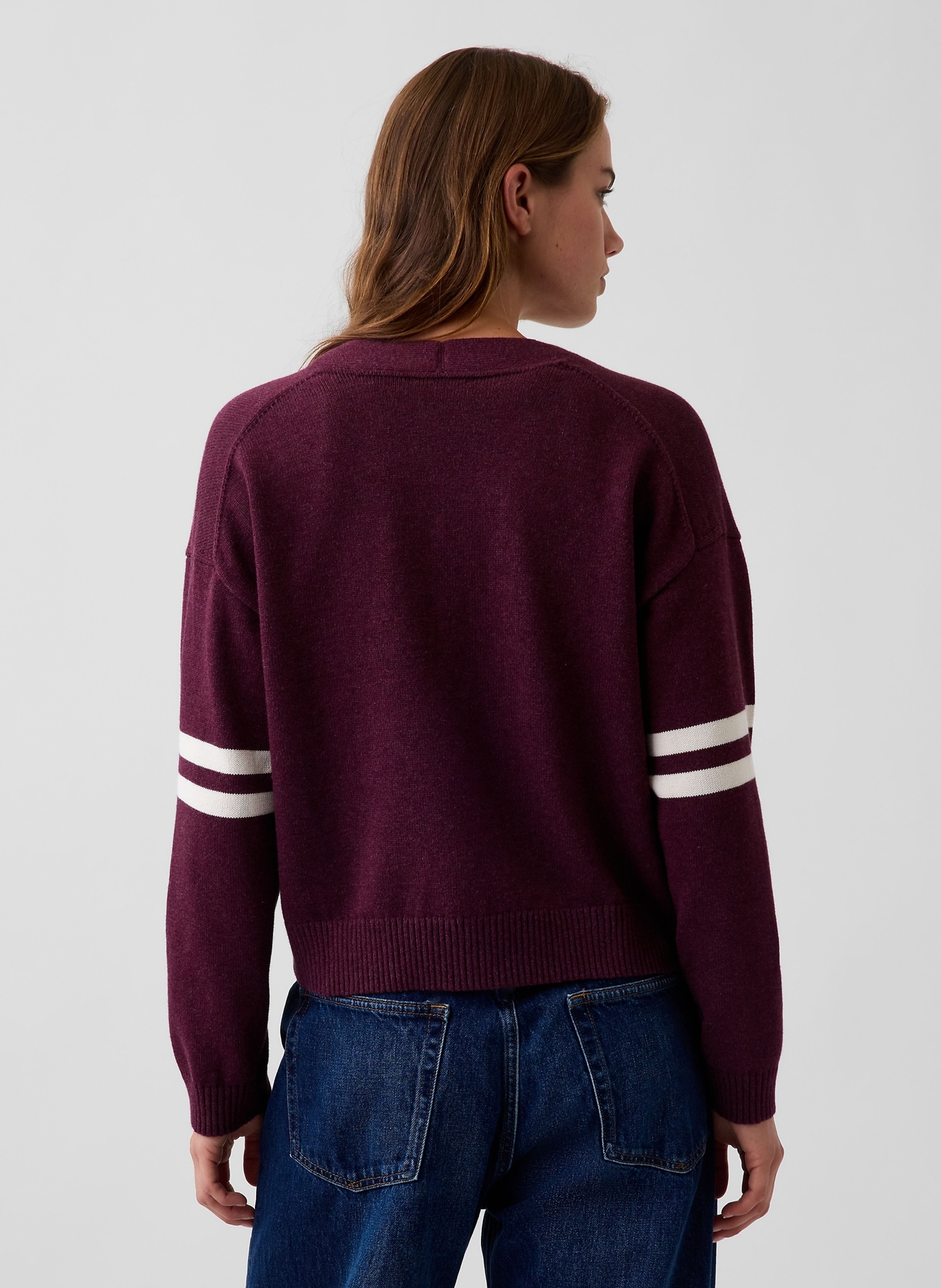 Oversize kardigan s logem - 004