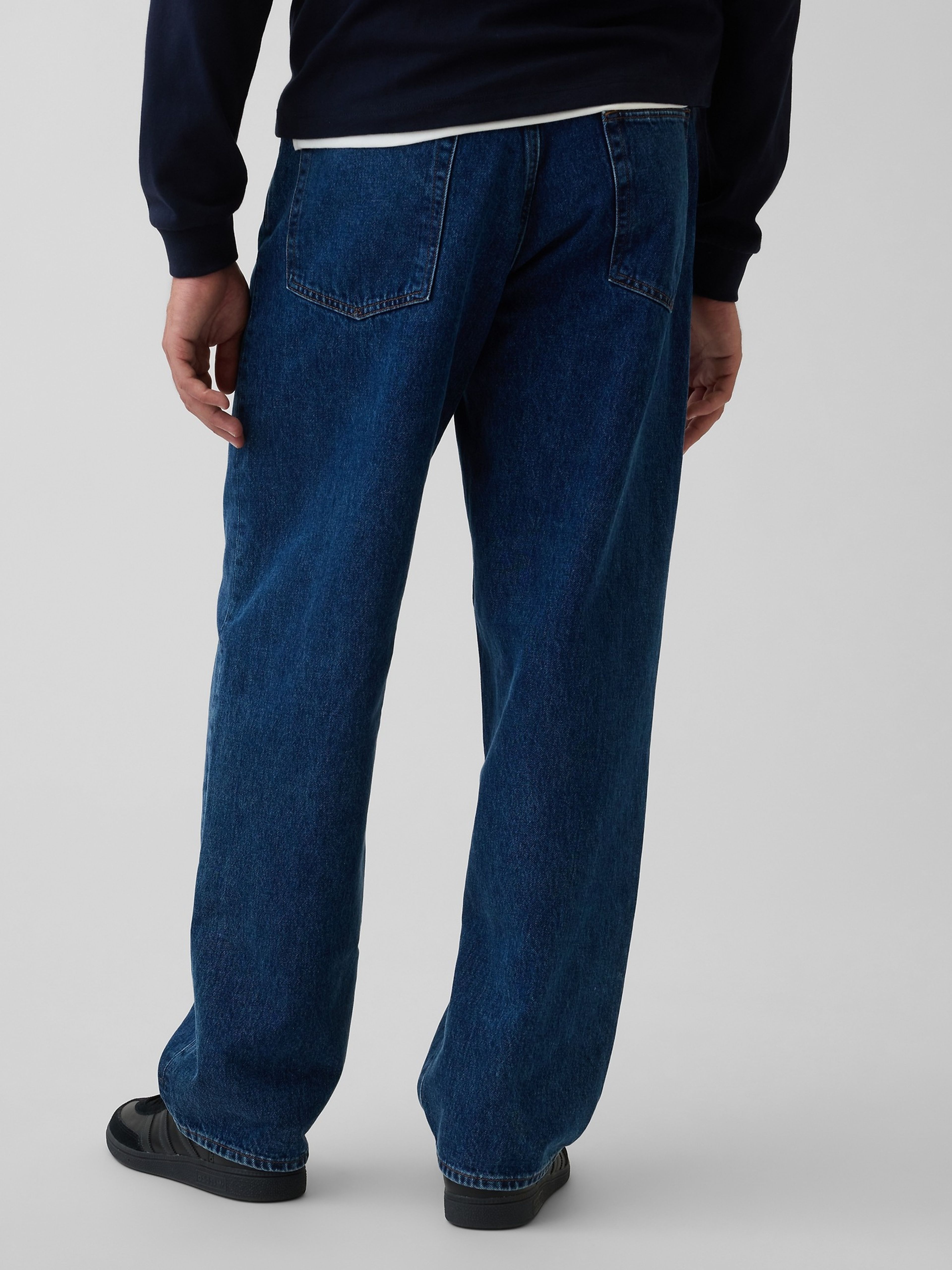 Jeansy Mid Rise Baggy - 004