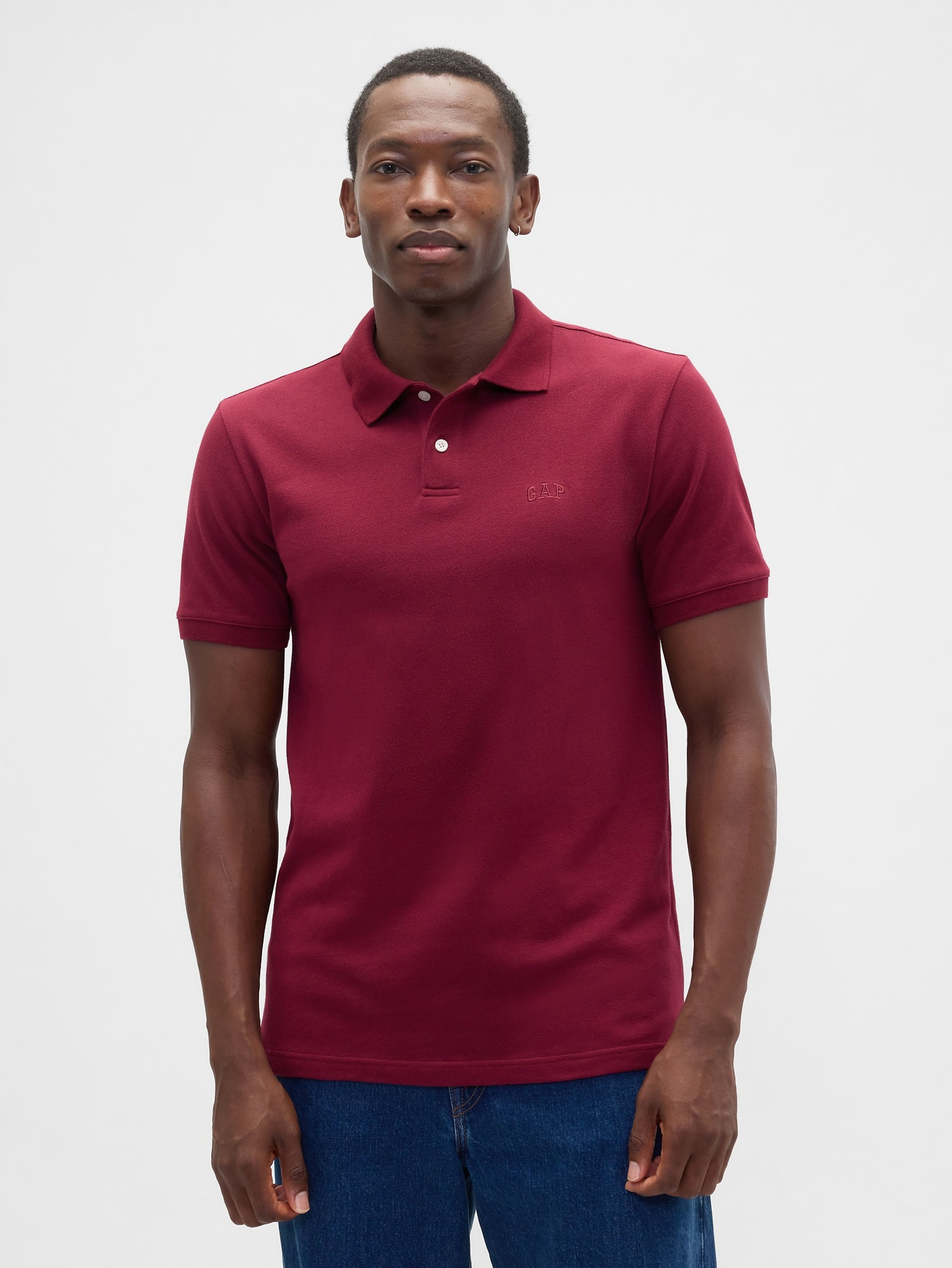Herren-Poloshirt aus Piqué