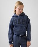 Dětská mikina VintageSoft s logem-Tmavě modrá - 003