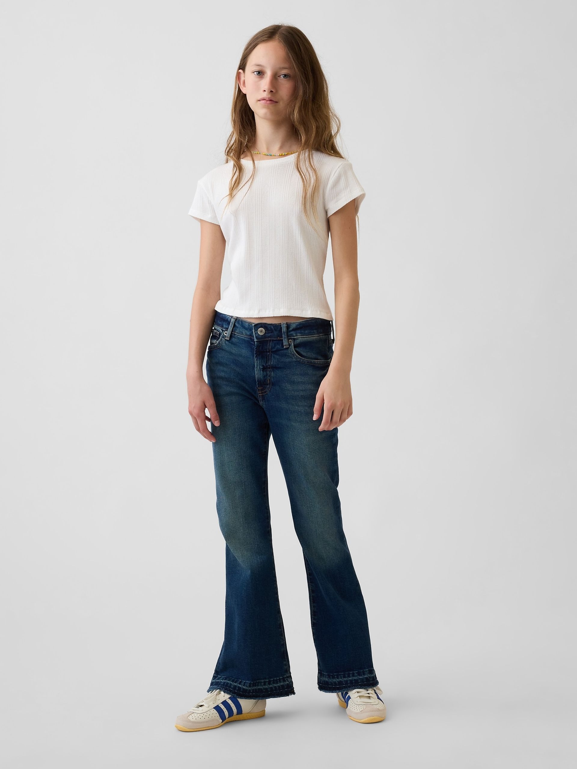 Blugi pentru copii High Rise Flare - 001