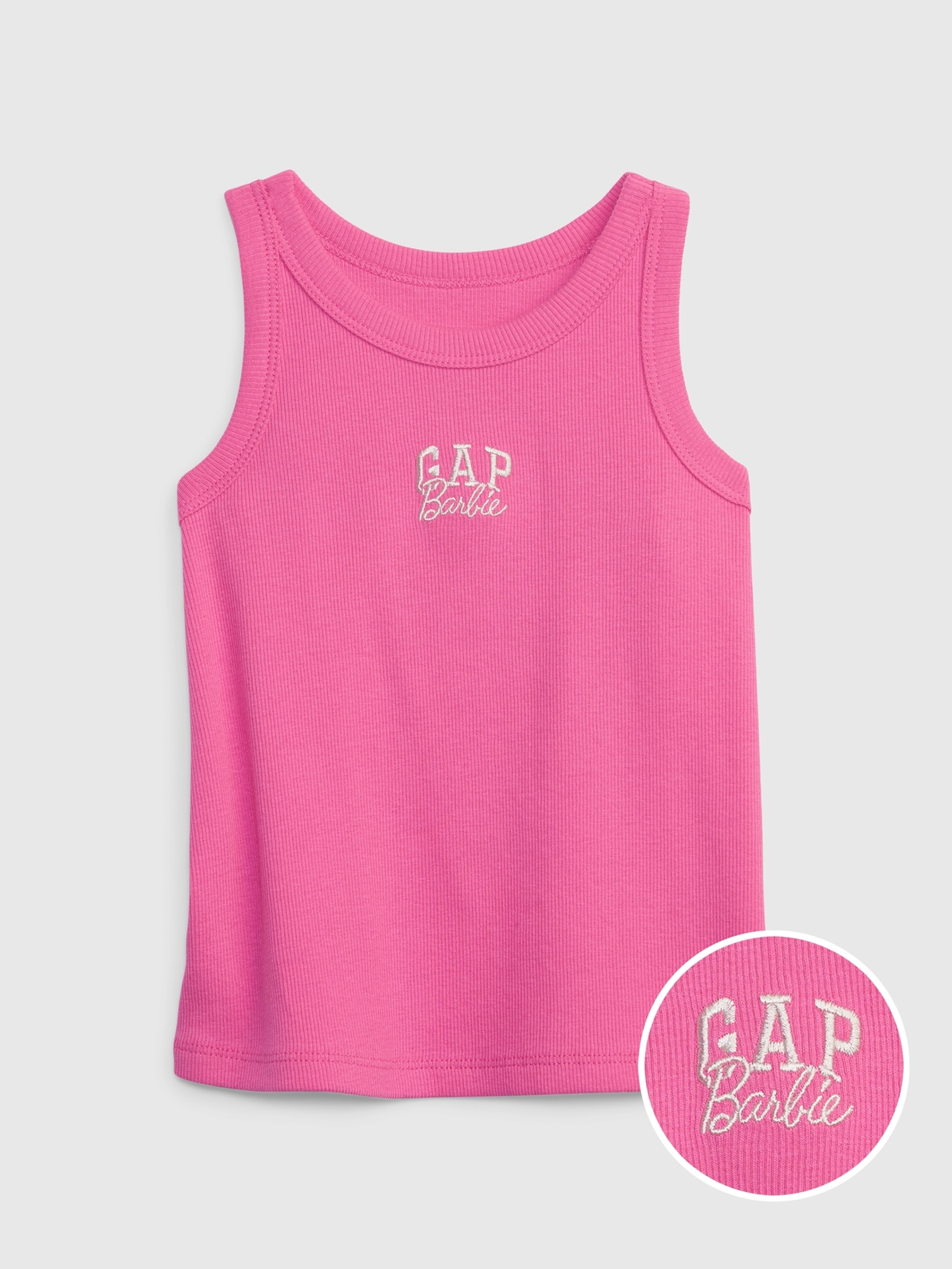 Baby top cu bretele Gap × Barbie™