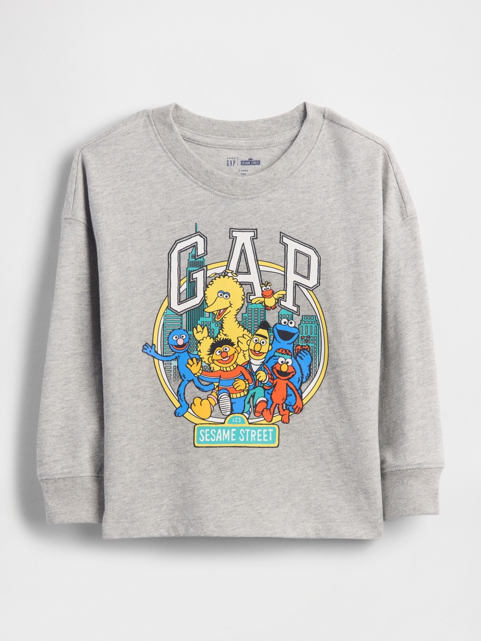 Baby tričko Gap & Sesame Street s logem - 001