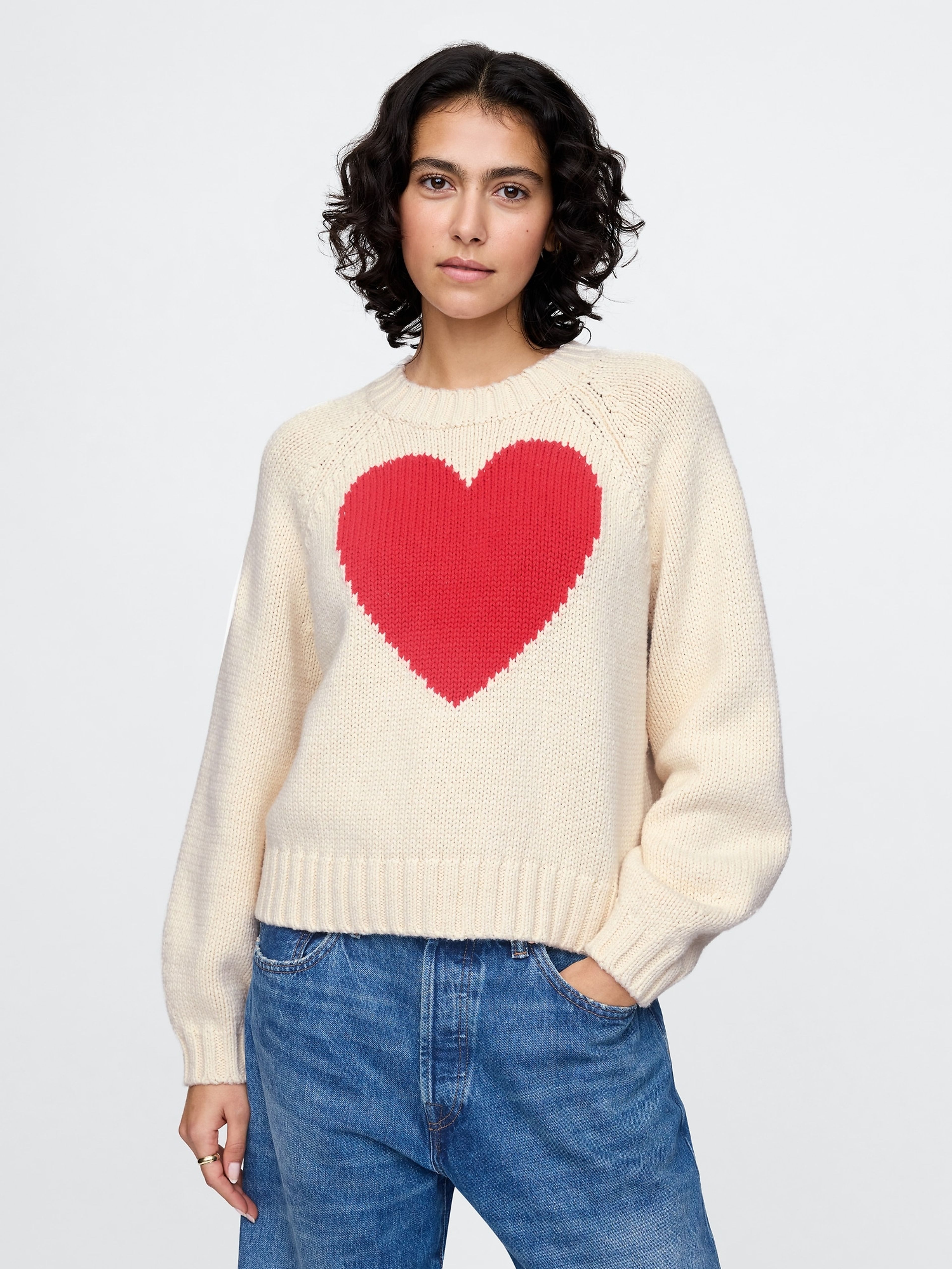 Sweter z domieszką wełny