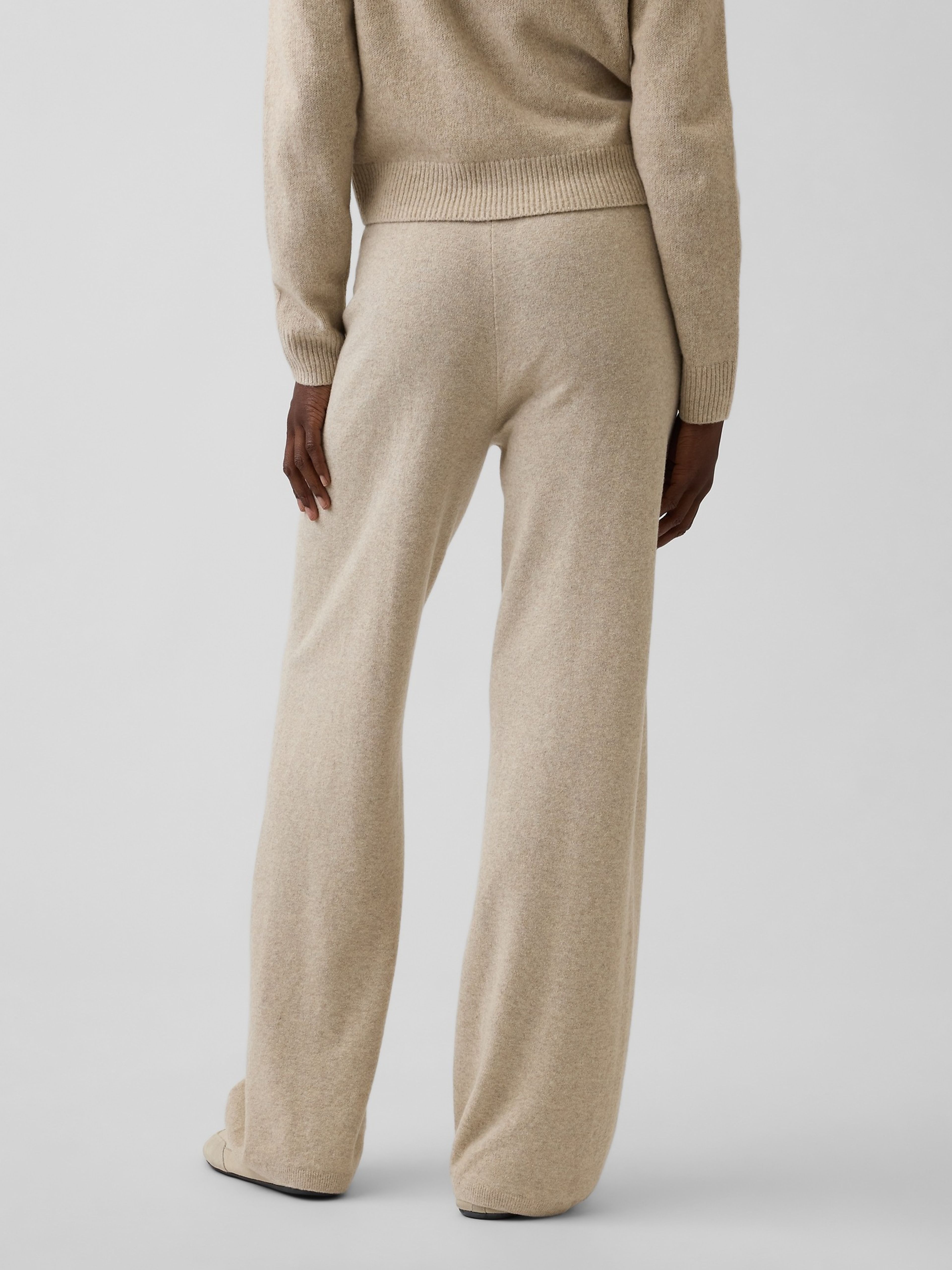 Gebreide joggingbroek Loose CashSoft - 004