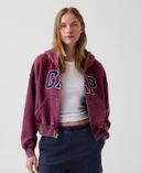 Oversize sweatshirt VintageSoft met logo-Rood - 002