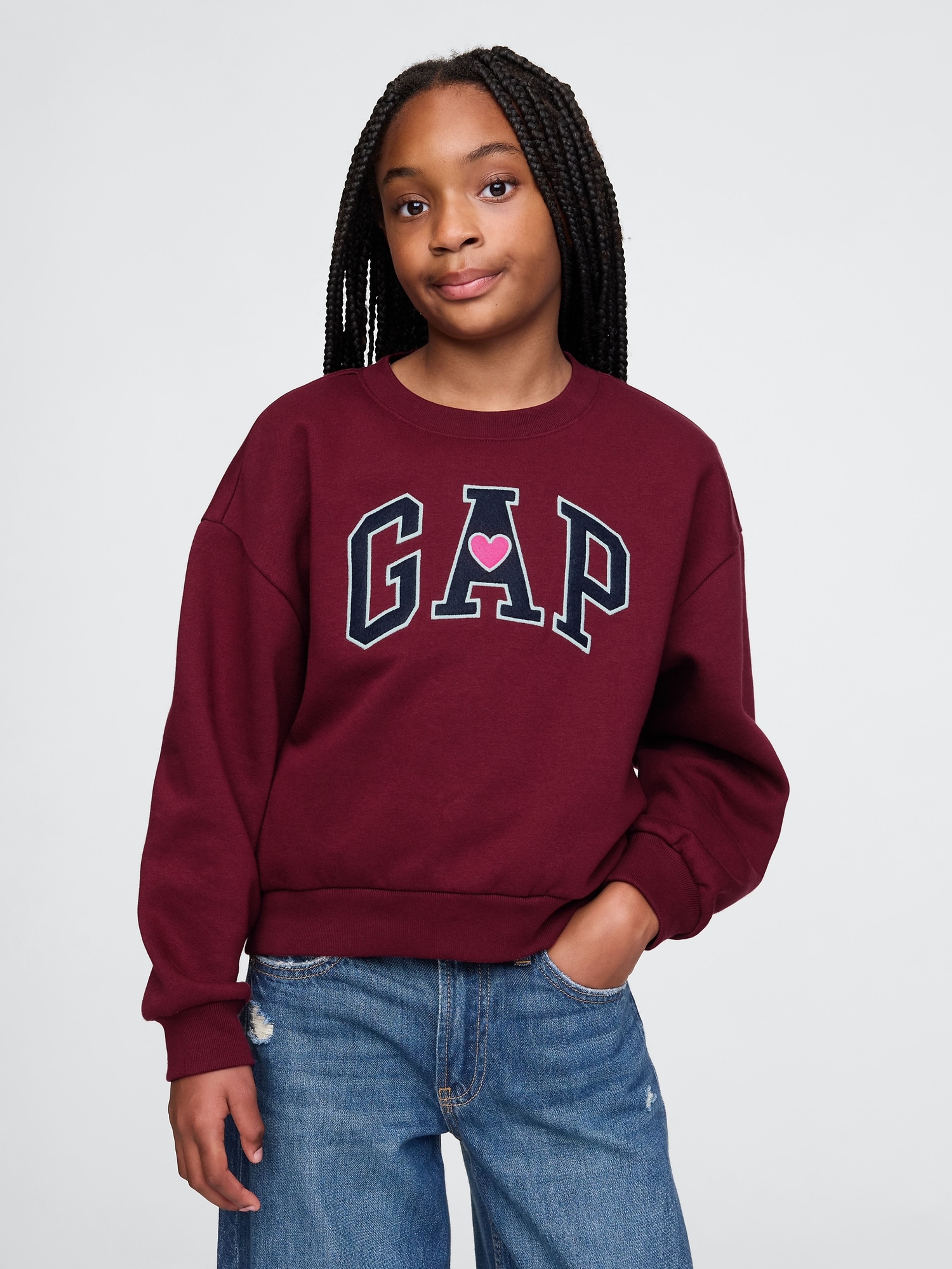 Kinder-Sweatshirt mit Logo