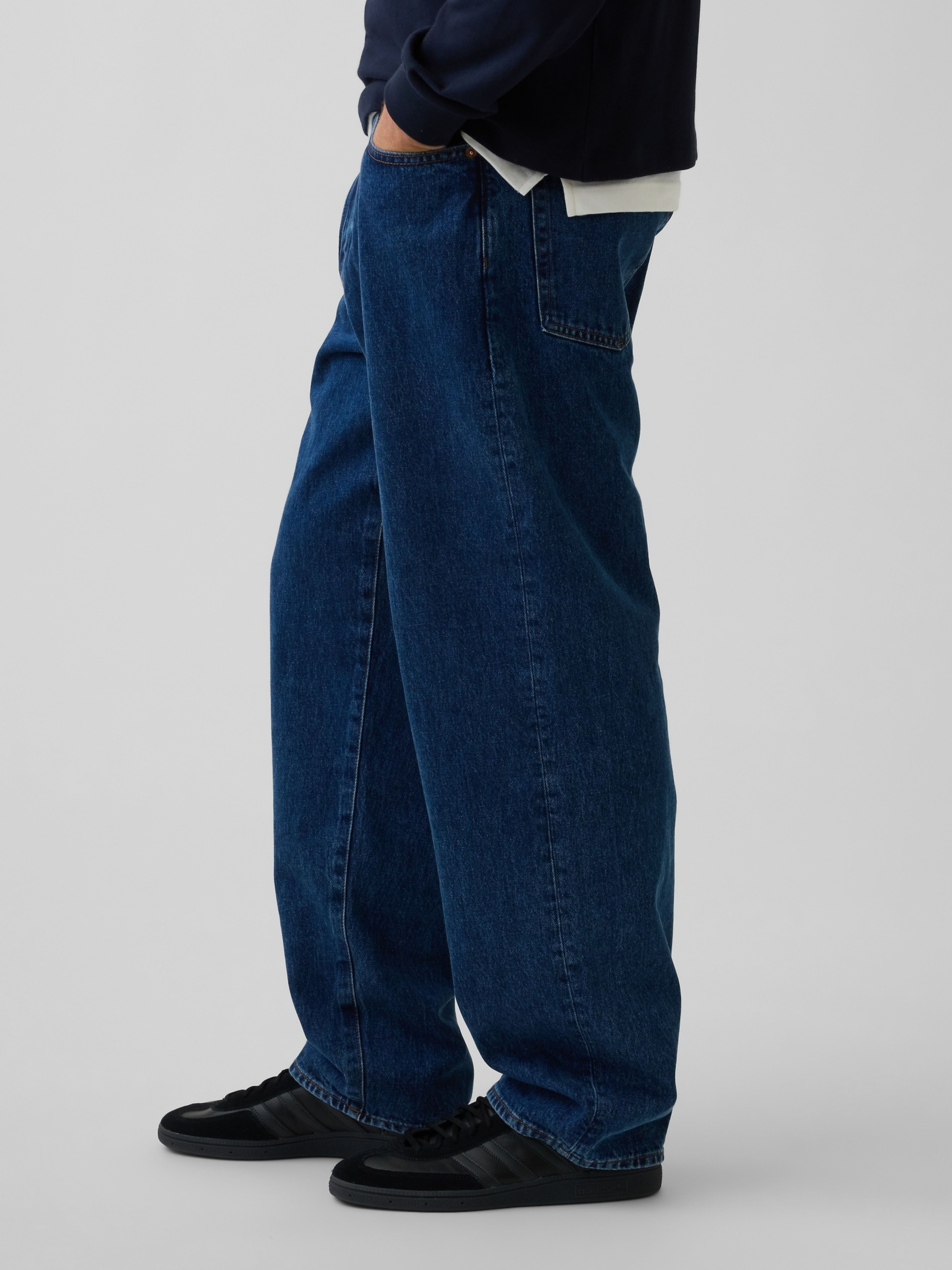 Jeansy Mid Rise Baggy - 003