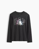 Kinder T-shirt met print-Zwart - 003