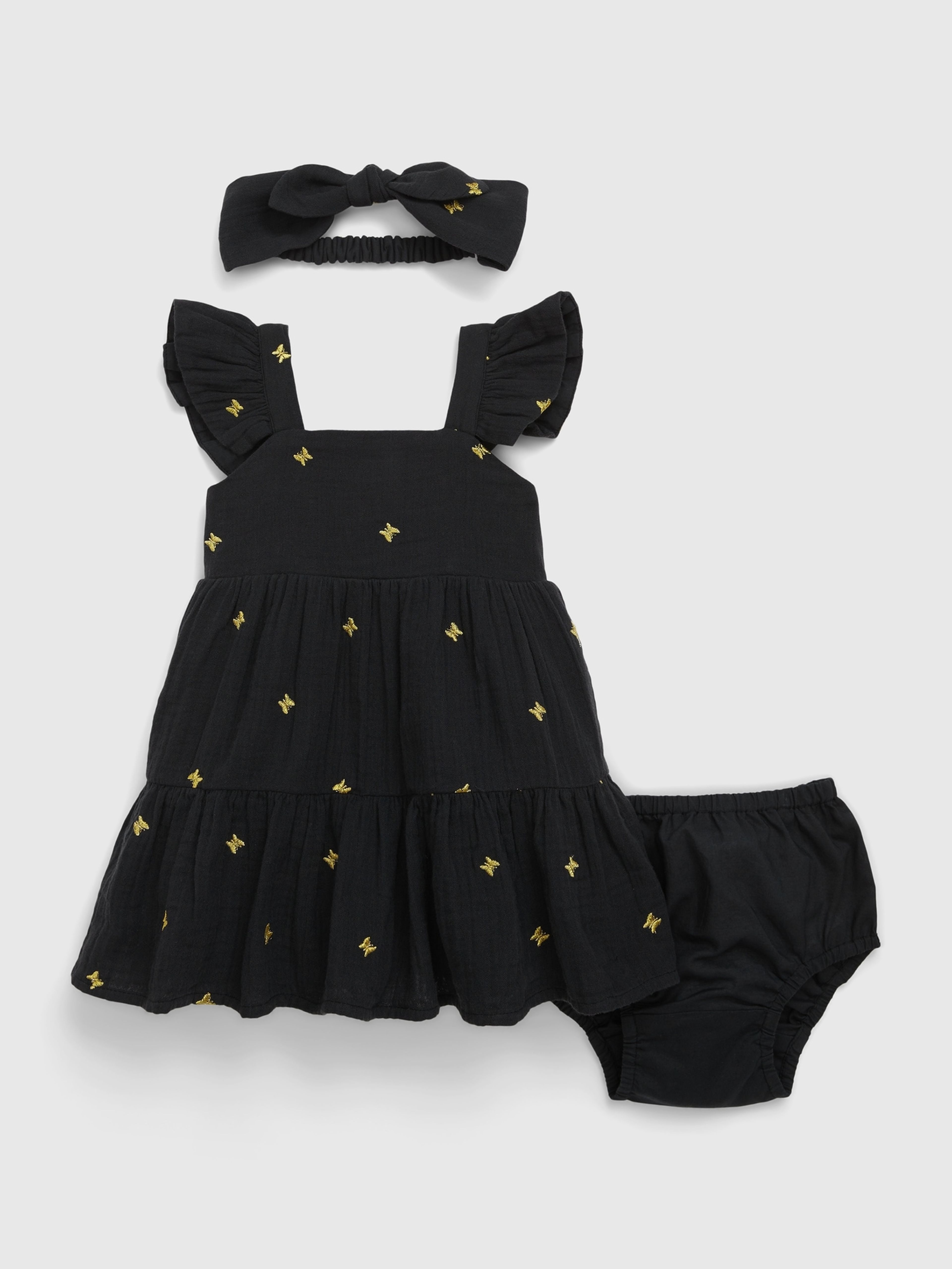 Gemustertes Babykleid