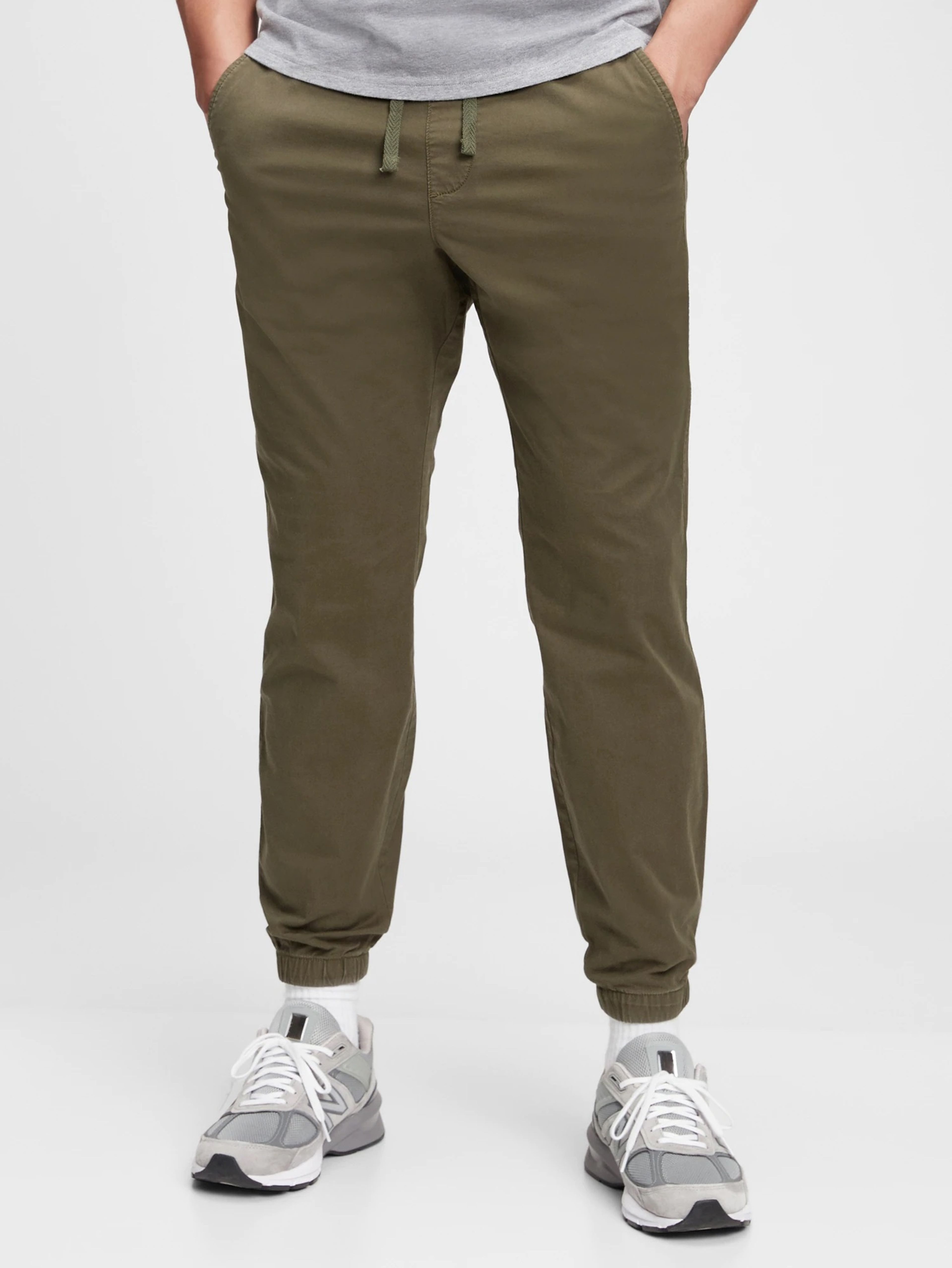 Pantaloni slim canvas joggers GapFlex