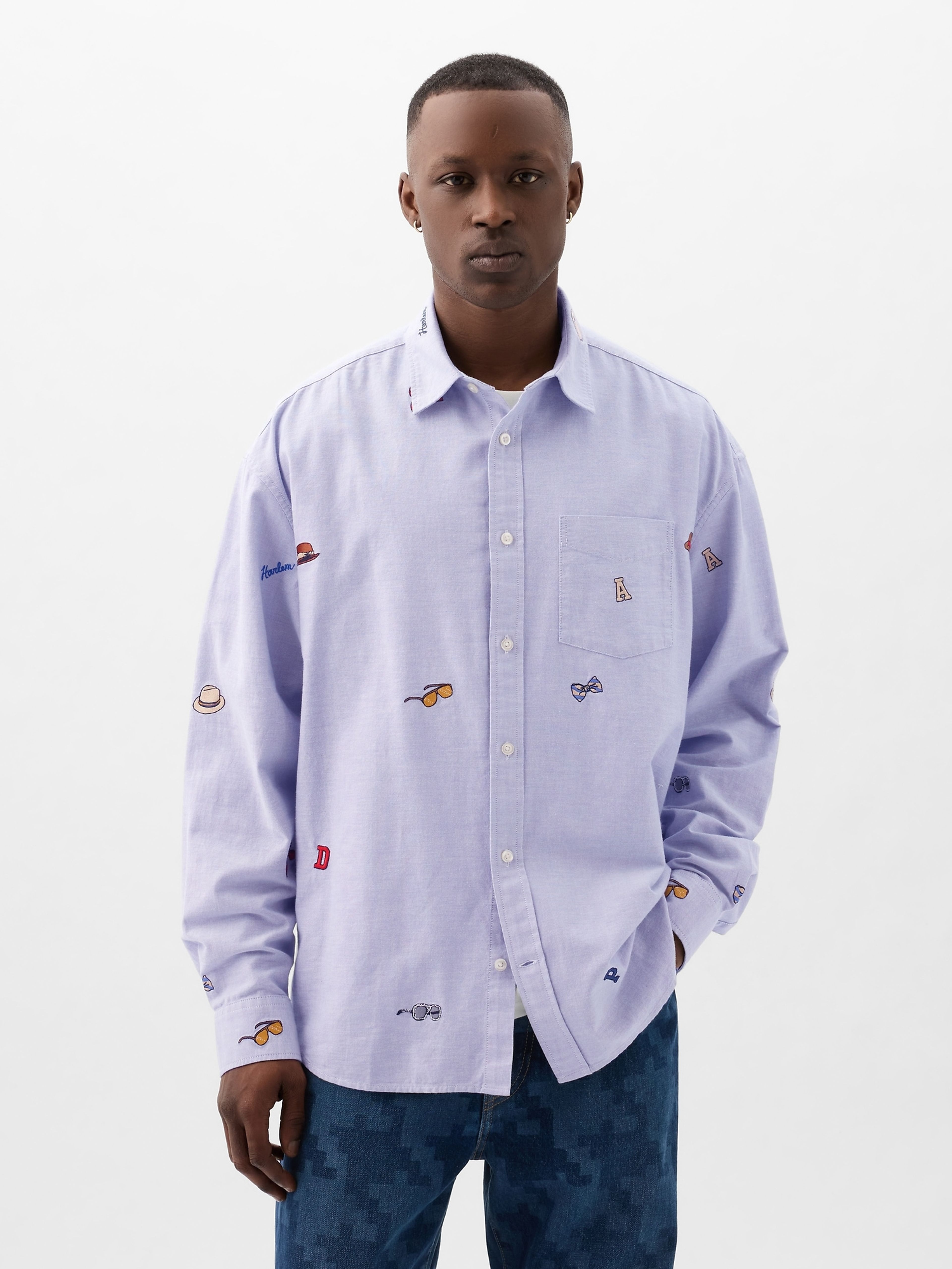 Košile oxford Gap × Dapper Dan