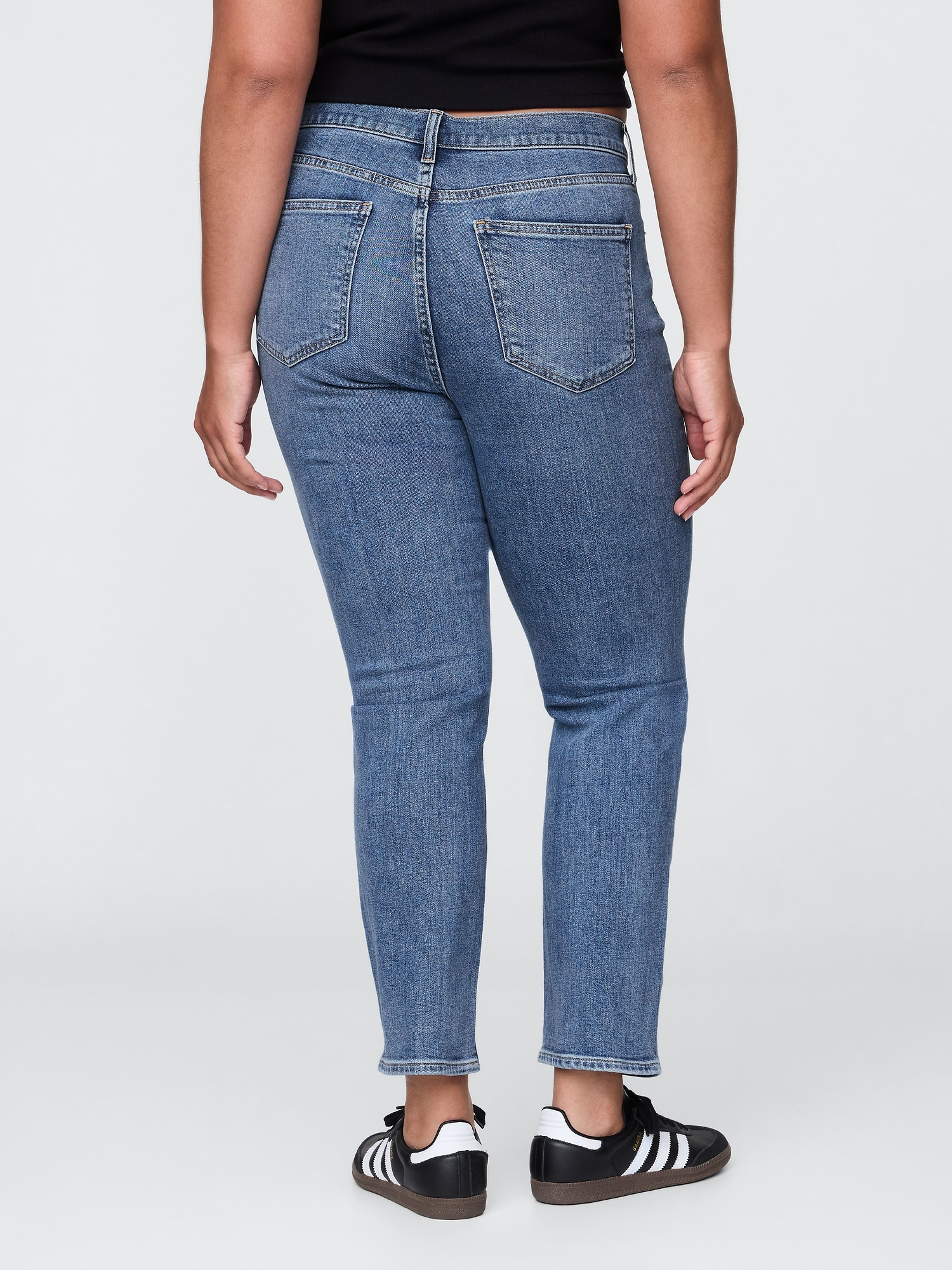 High Rise Slim Vintage Jeans - 006