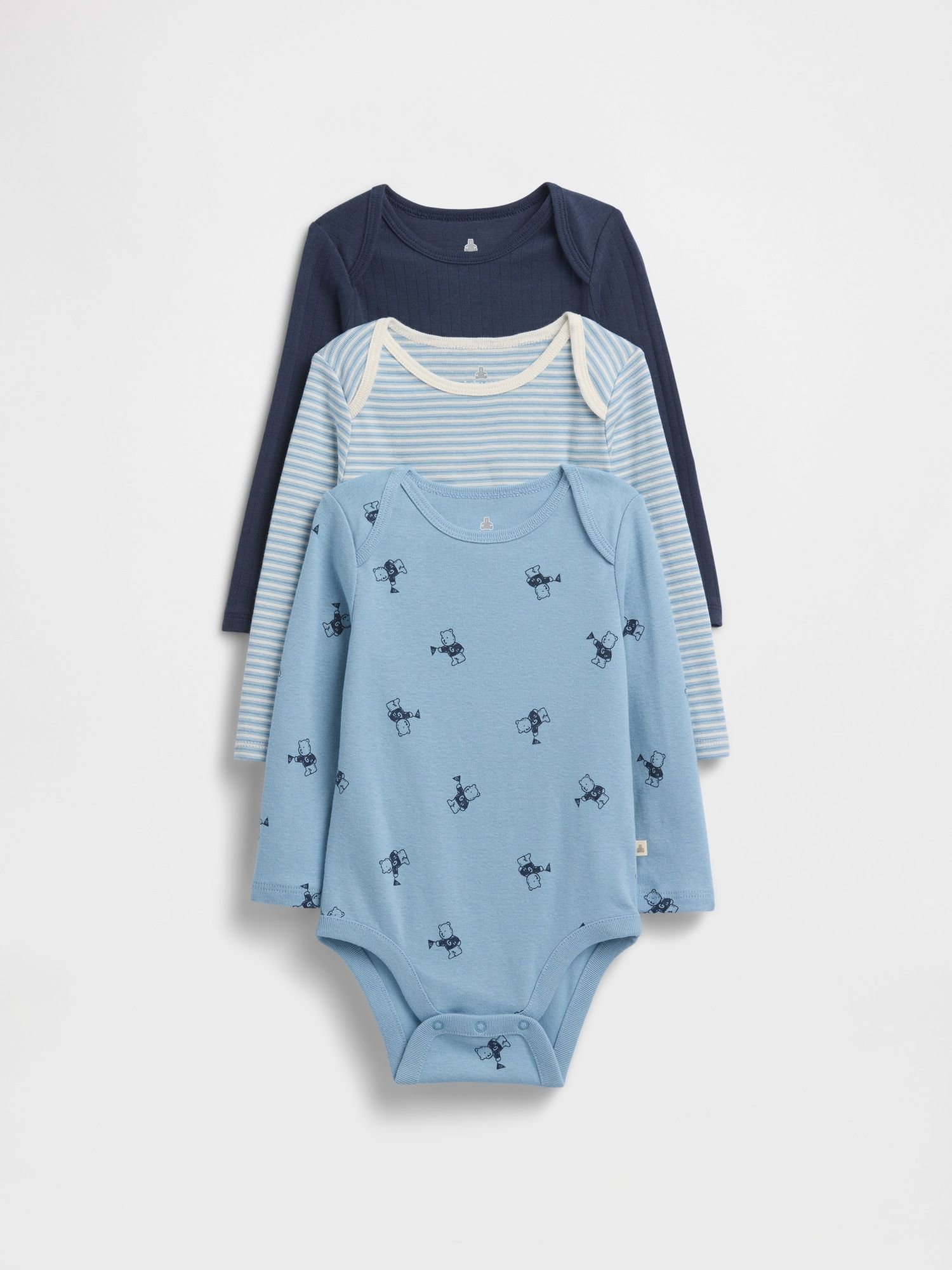 3-pack Baby Rompers | GAP.nl