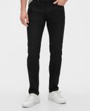 Jeansy Slim Taper GapFlex-Czarny - 001