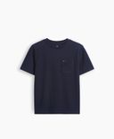 T-shirt bambini con logo-Blu scuro - 003
