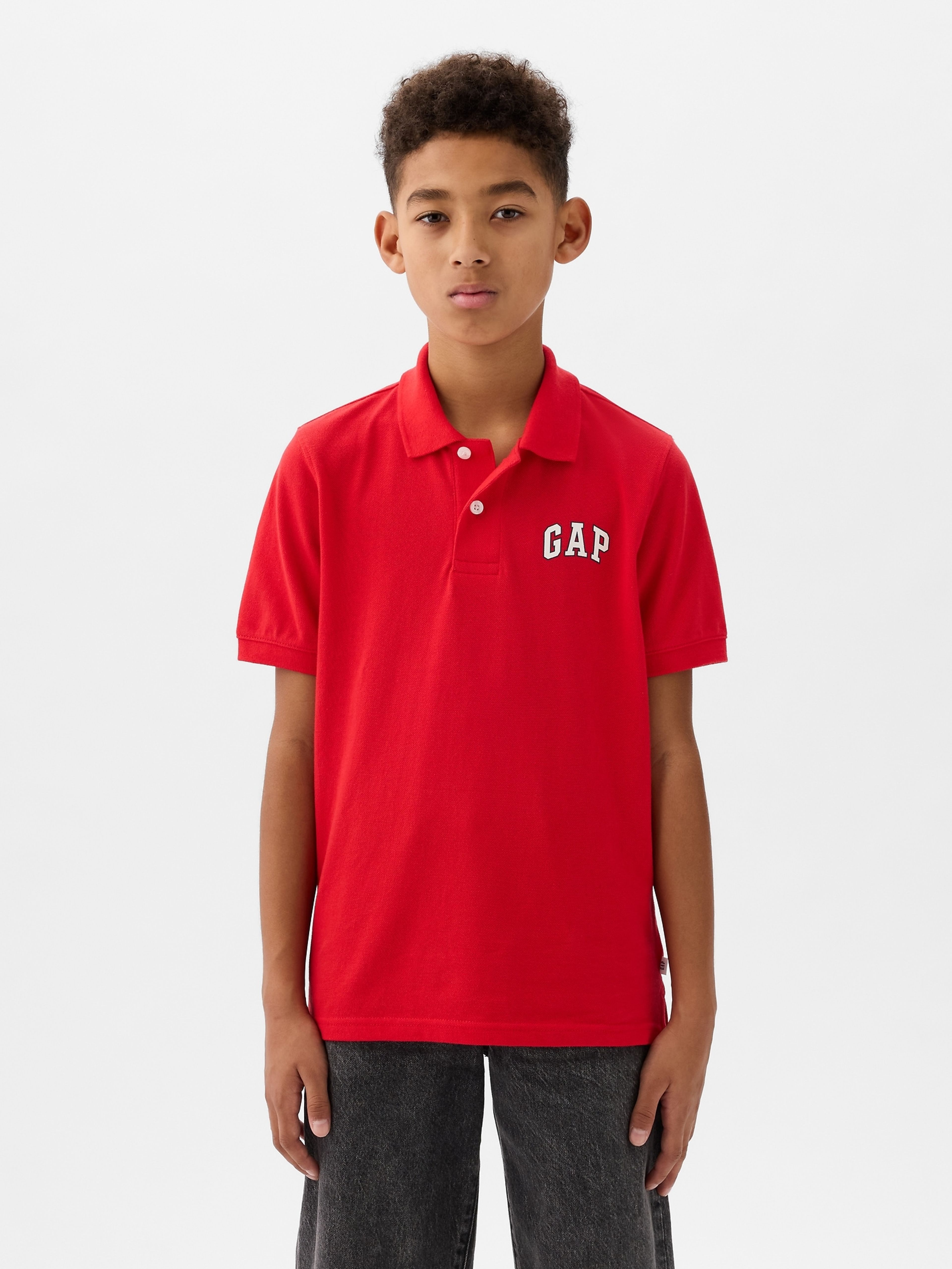 Kinder Poloshirt mit Logo