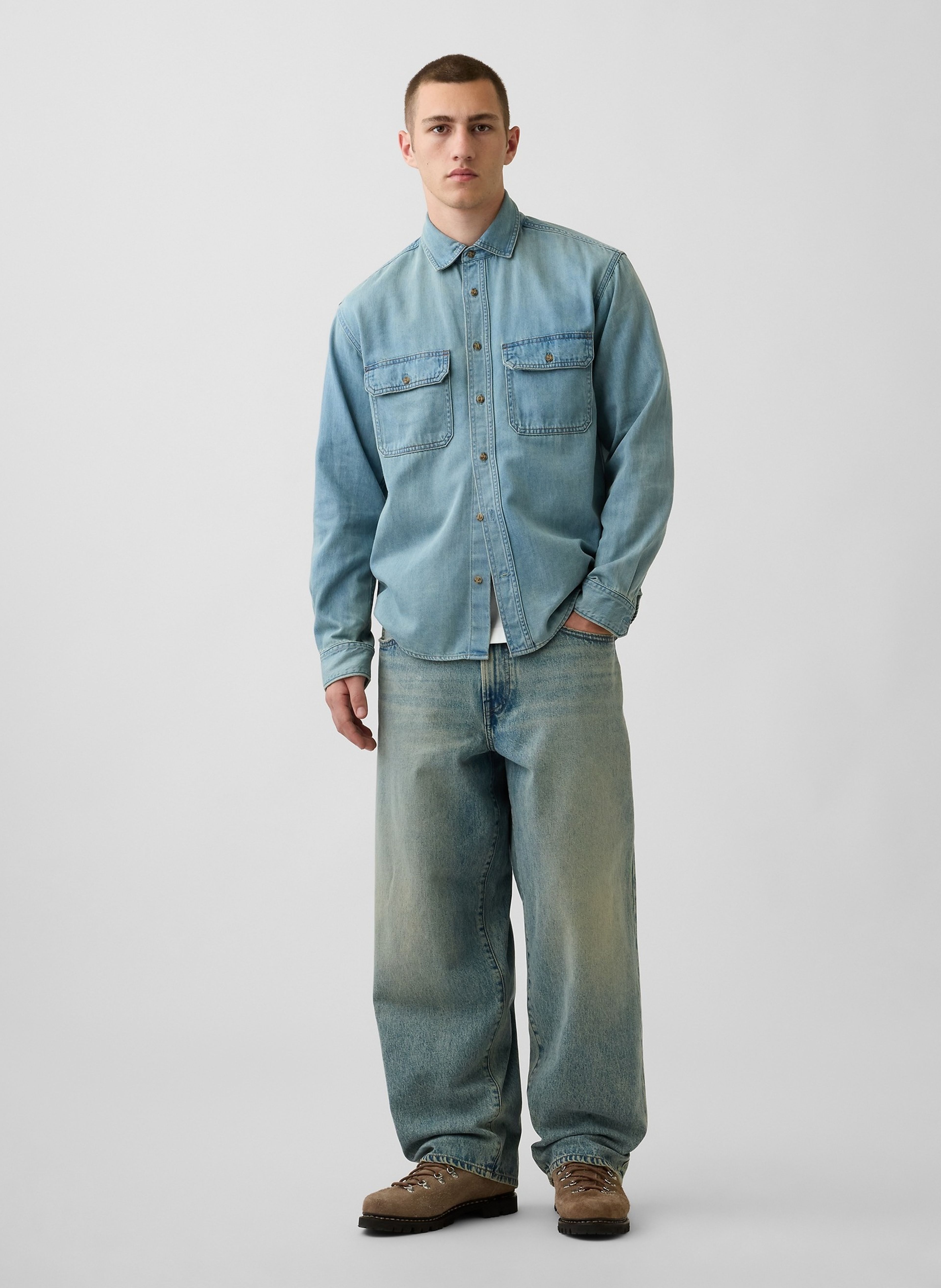 Koszula jeansowa UltraSoft - 002