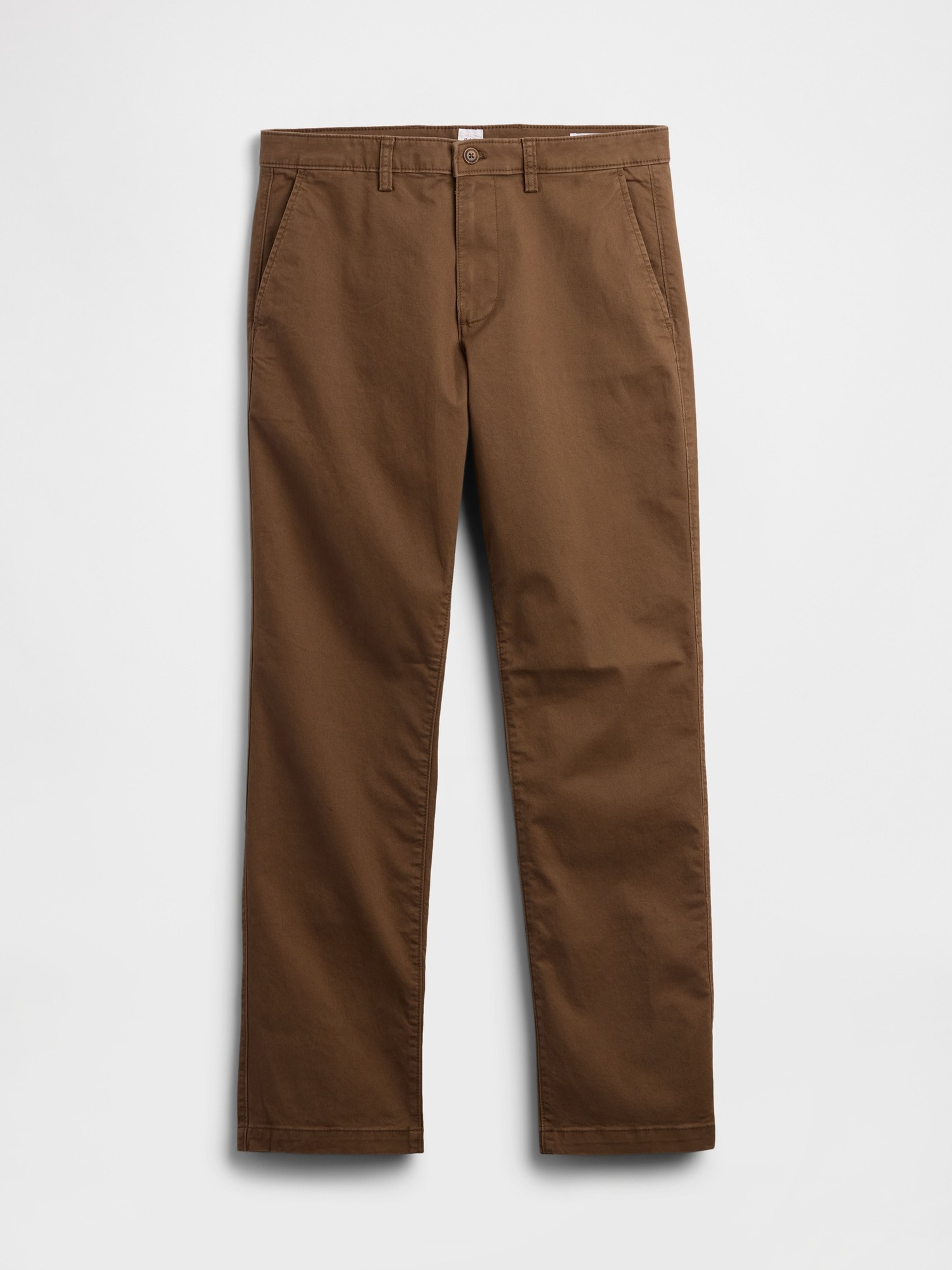 Khaki kalhoty Straight GapFlex - 006