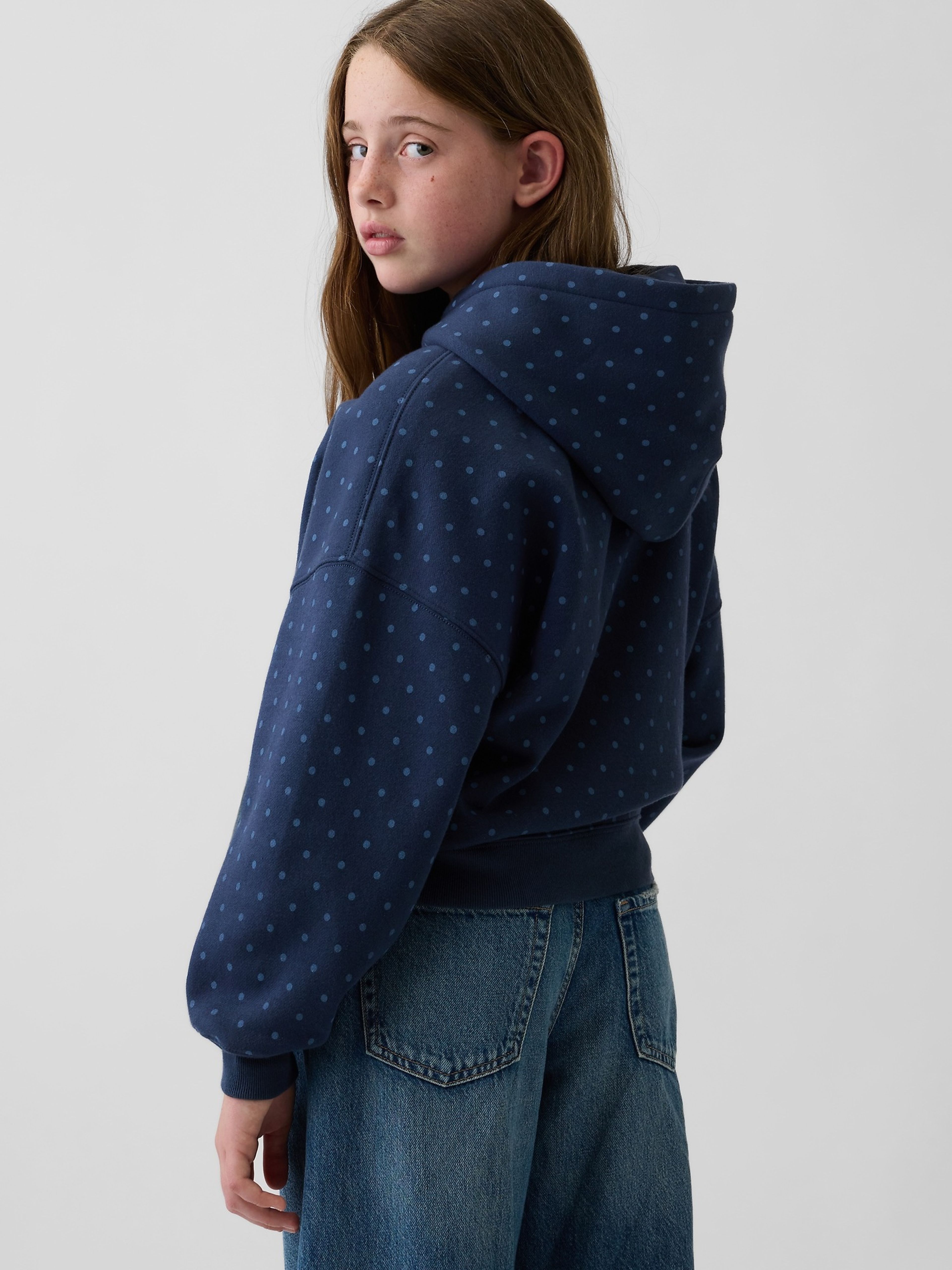 Dziecięca bluza oversize VintageSoft z logo - 003