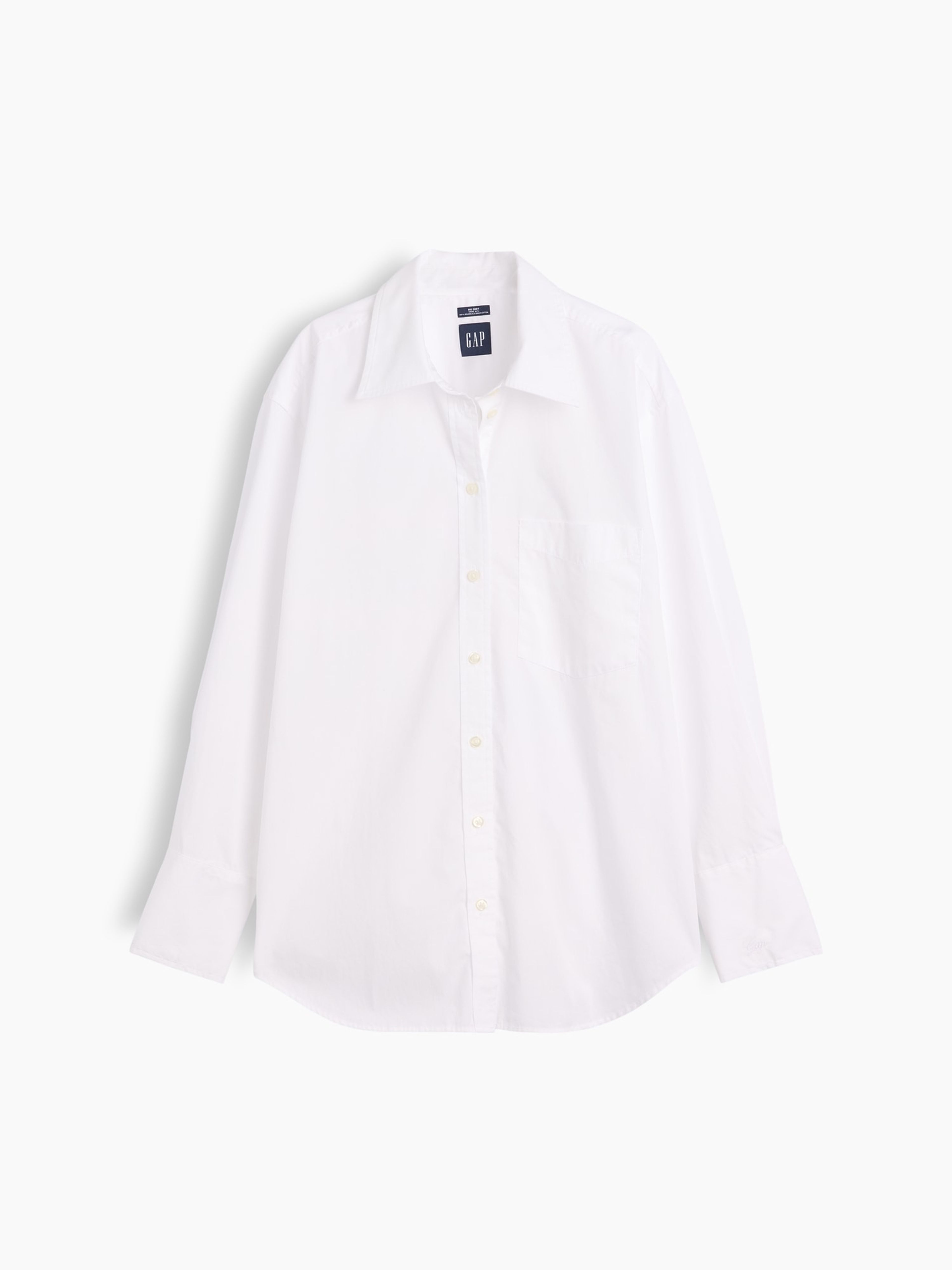 Popelínová oversize košeľa Big Shirt - 005