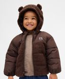 Veste matelassée sherpa bébé Brannan Bear-Marron - 001
