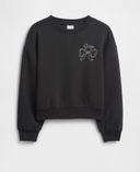 Kinder Oversize Sweatshirt-Schwarz - 002