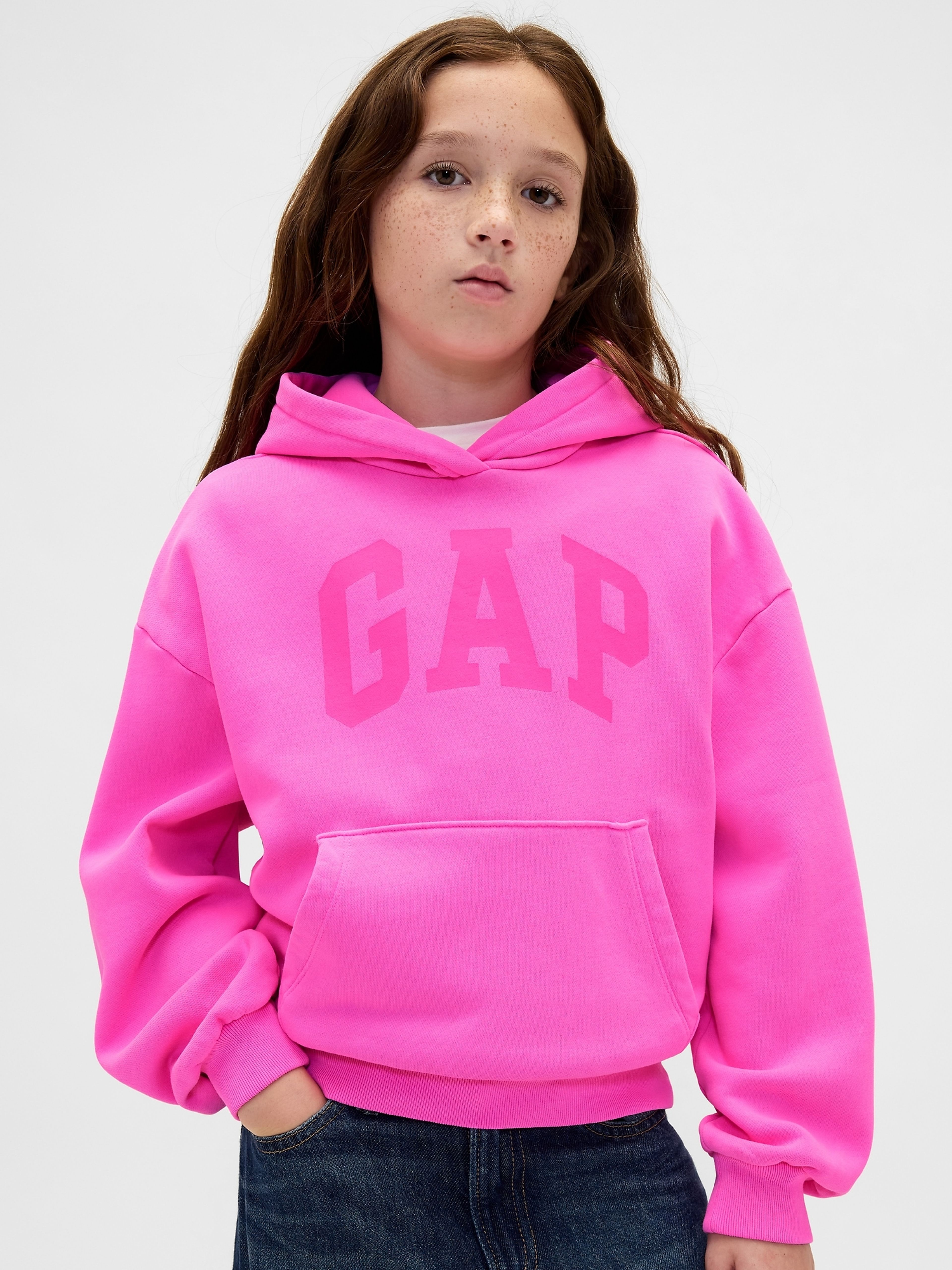 Kinder VintageSoft Sweatshirt mit Logo - 001