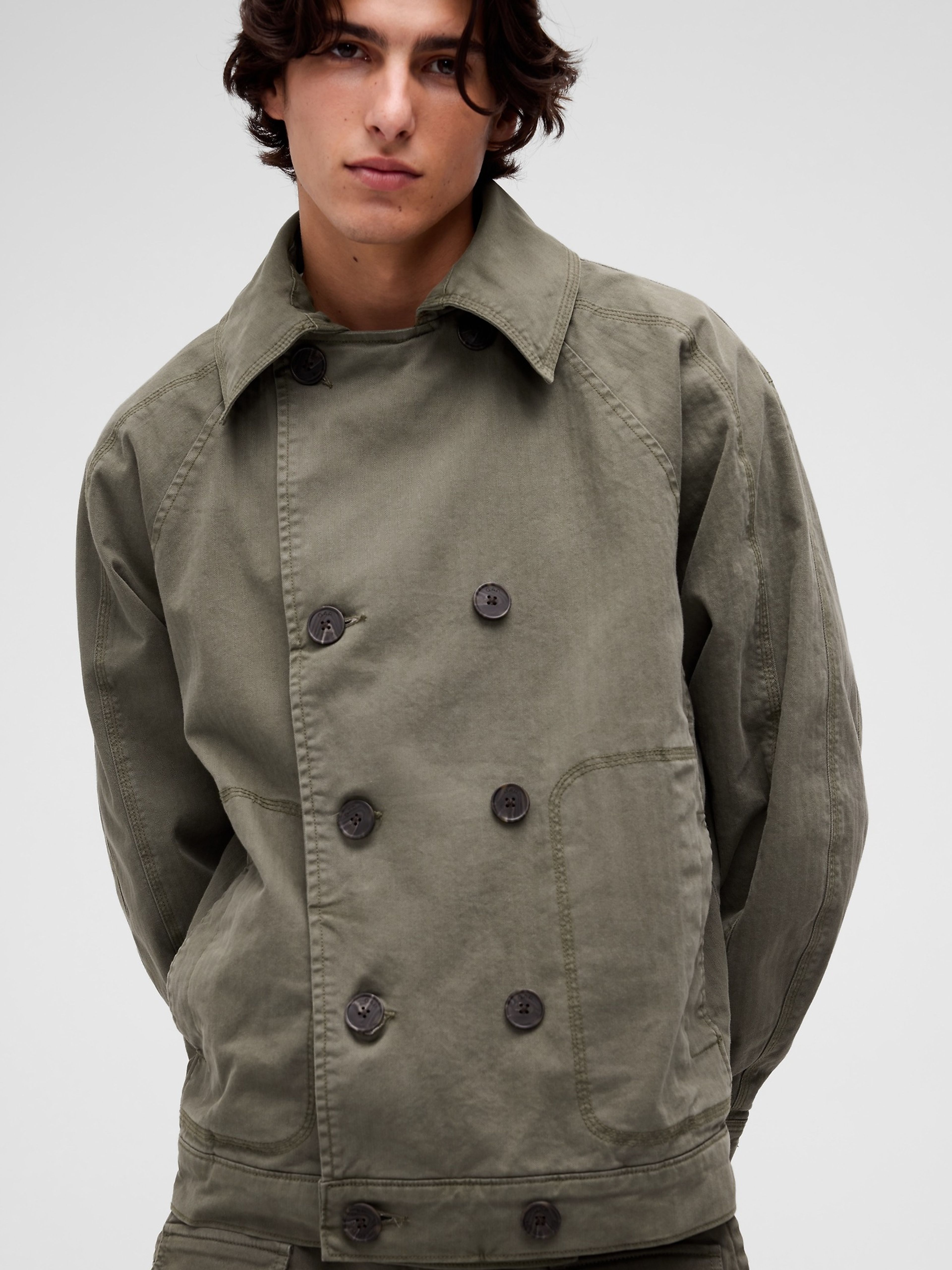Dvojradový kabát GapStudio by Zac Posen unisex - 001