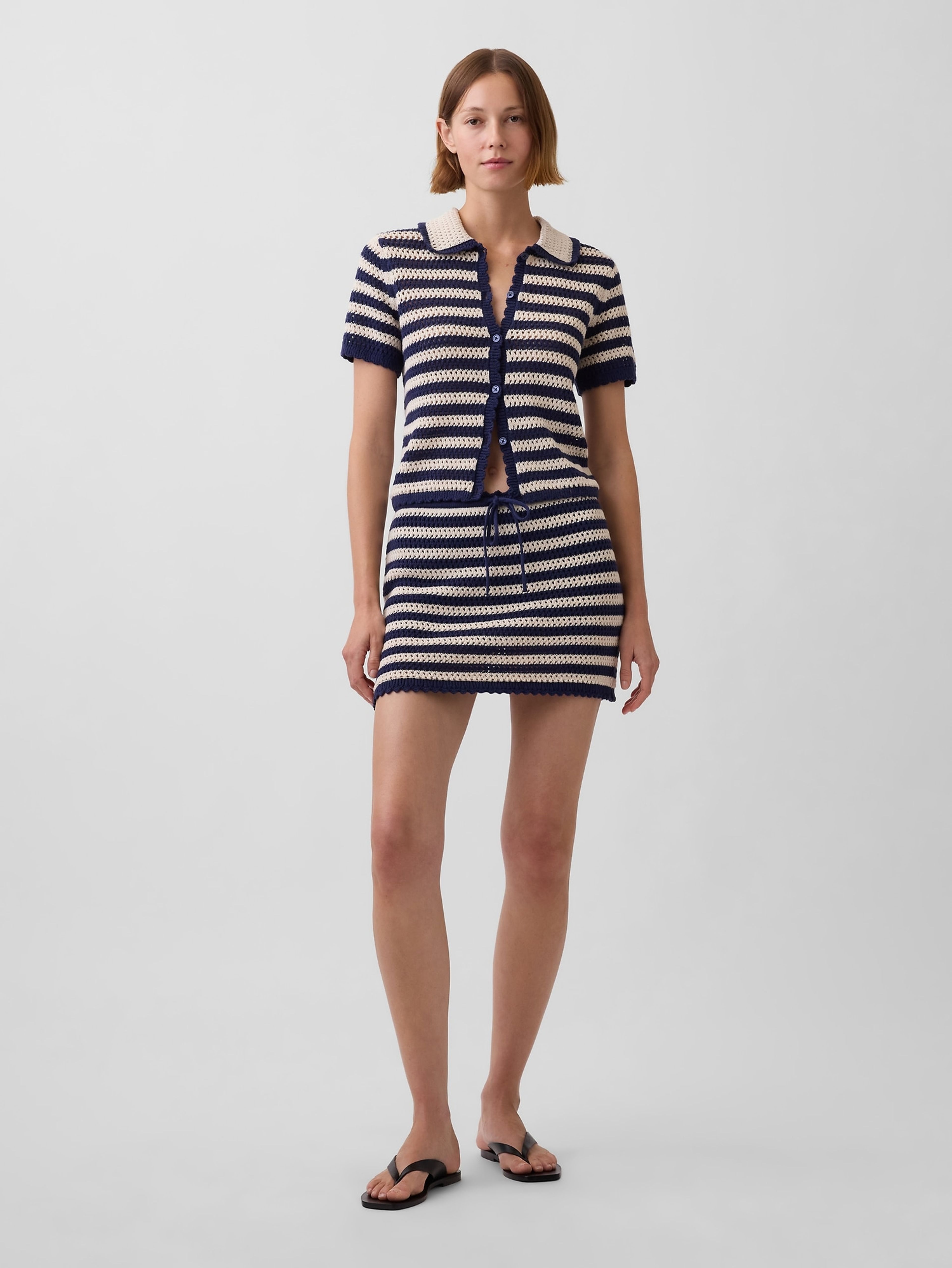 Jupe-short au crochet