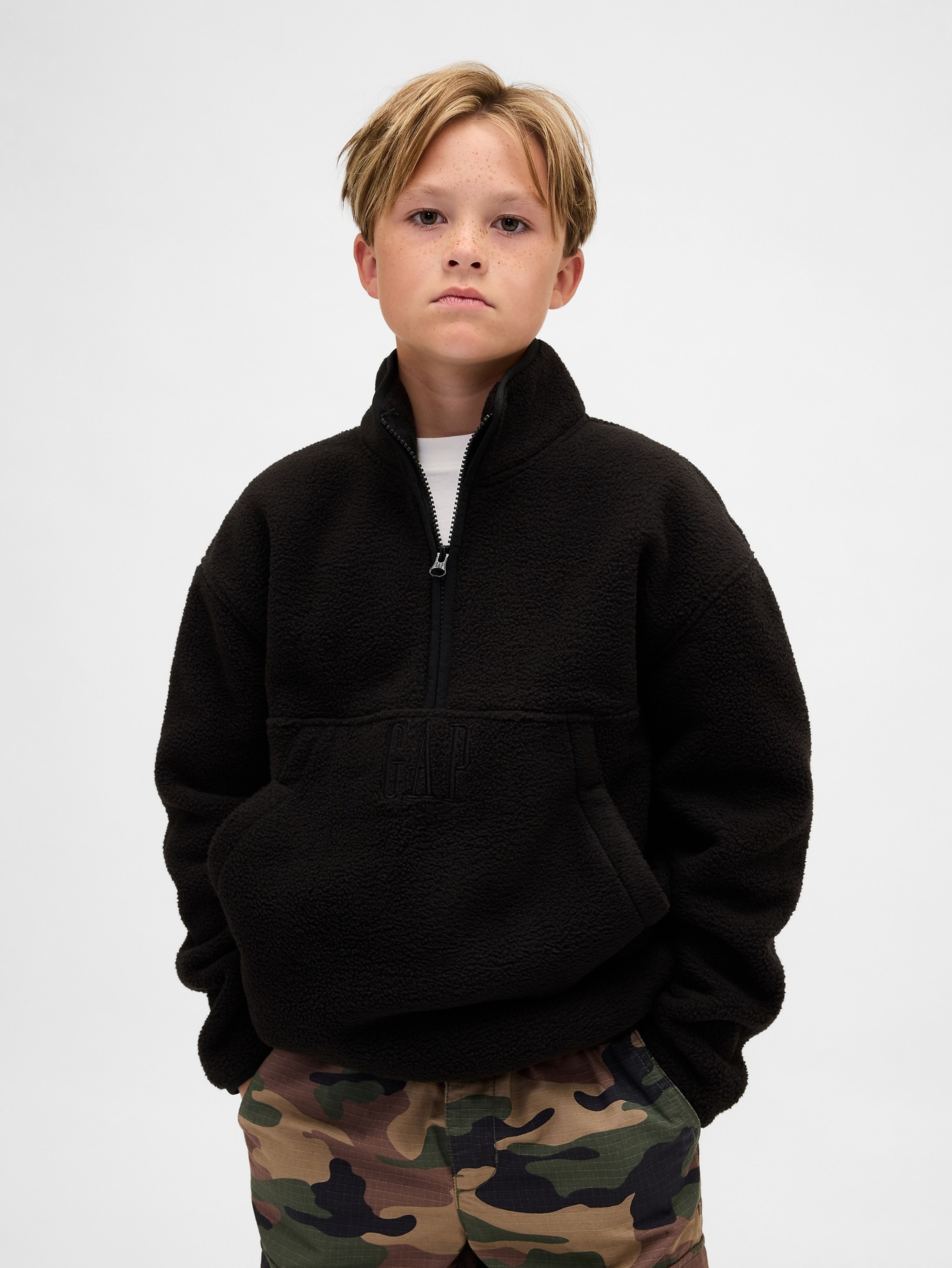 Kinder Sherpa Sweatshirt Arctic Fleece