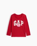 Bébé T-shirt avec logo-Rouge - 001