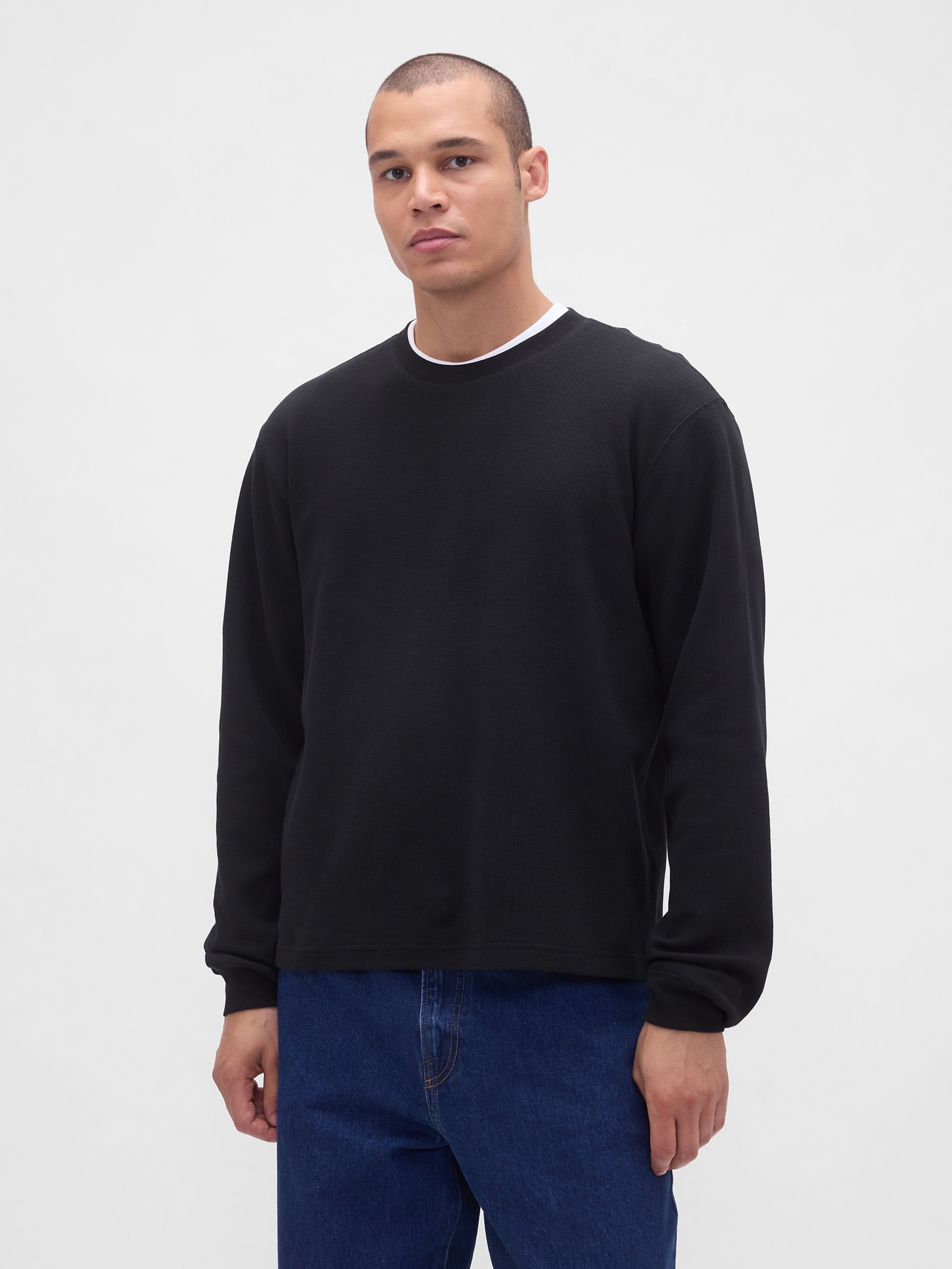 T-shirt à motif gaufré