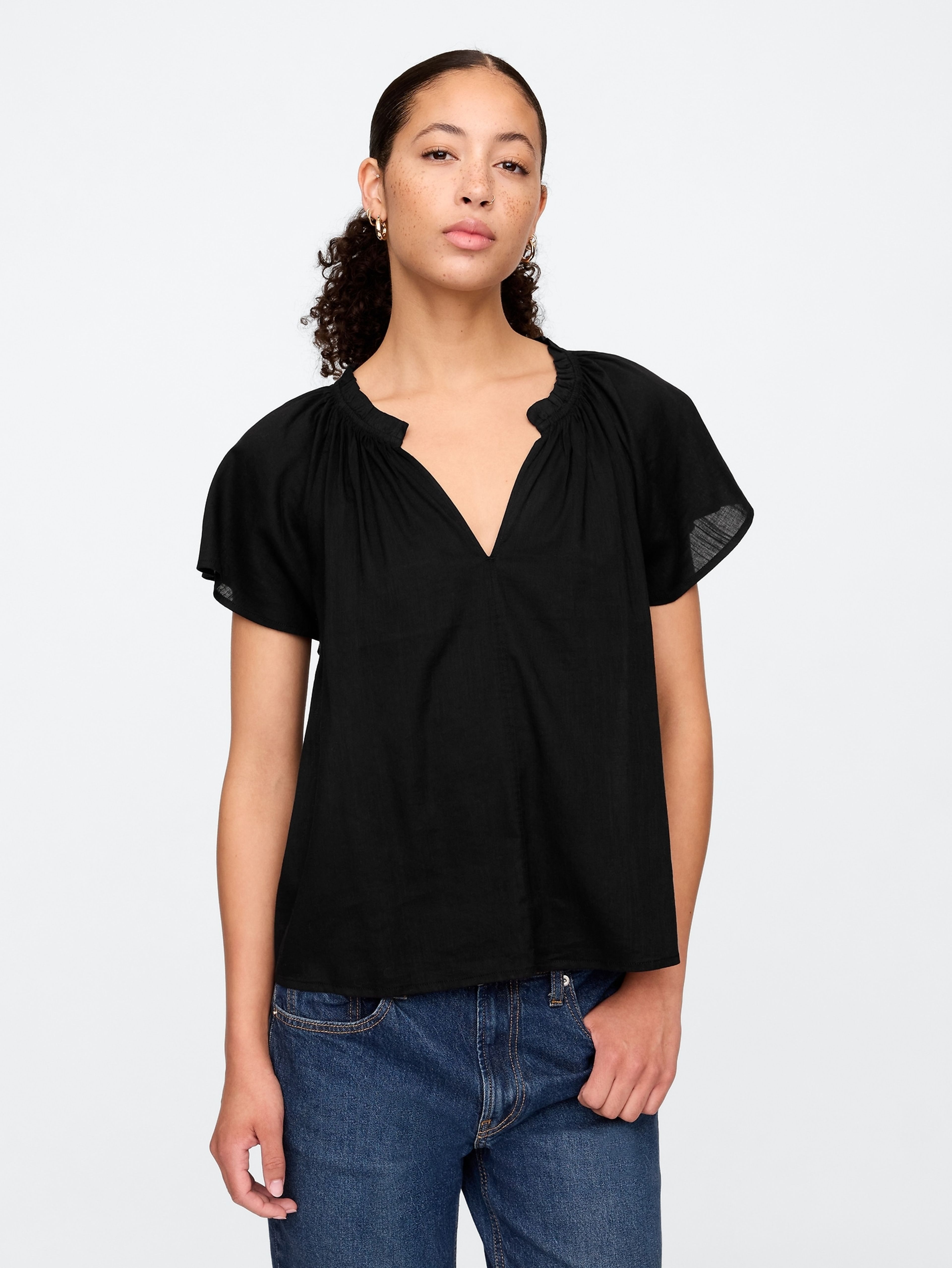 Damen-Top aus Viskose