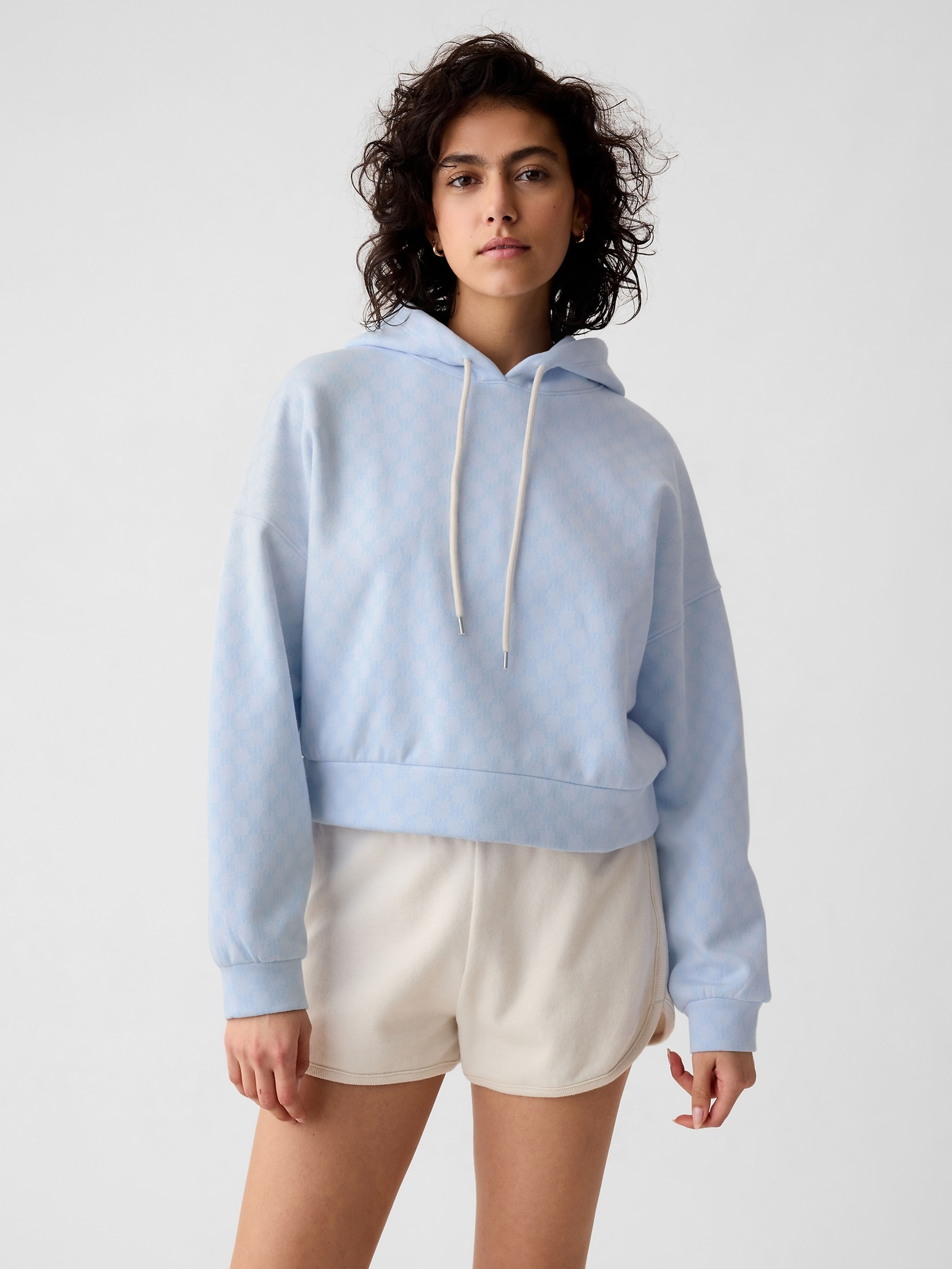 Bluza vintage soft crop logo