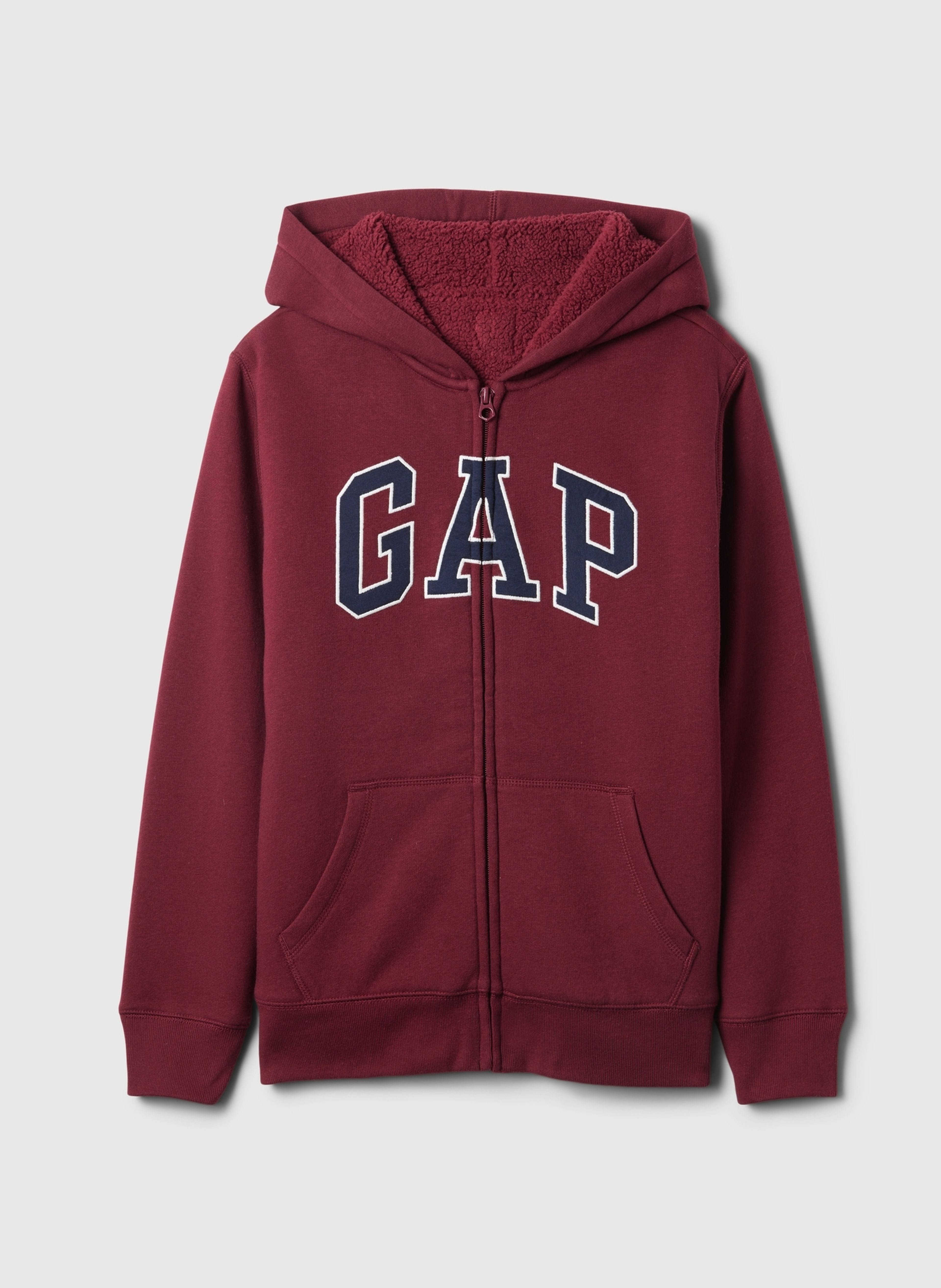 Sweat sherpa enfant avec logo - 005