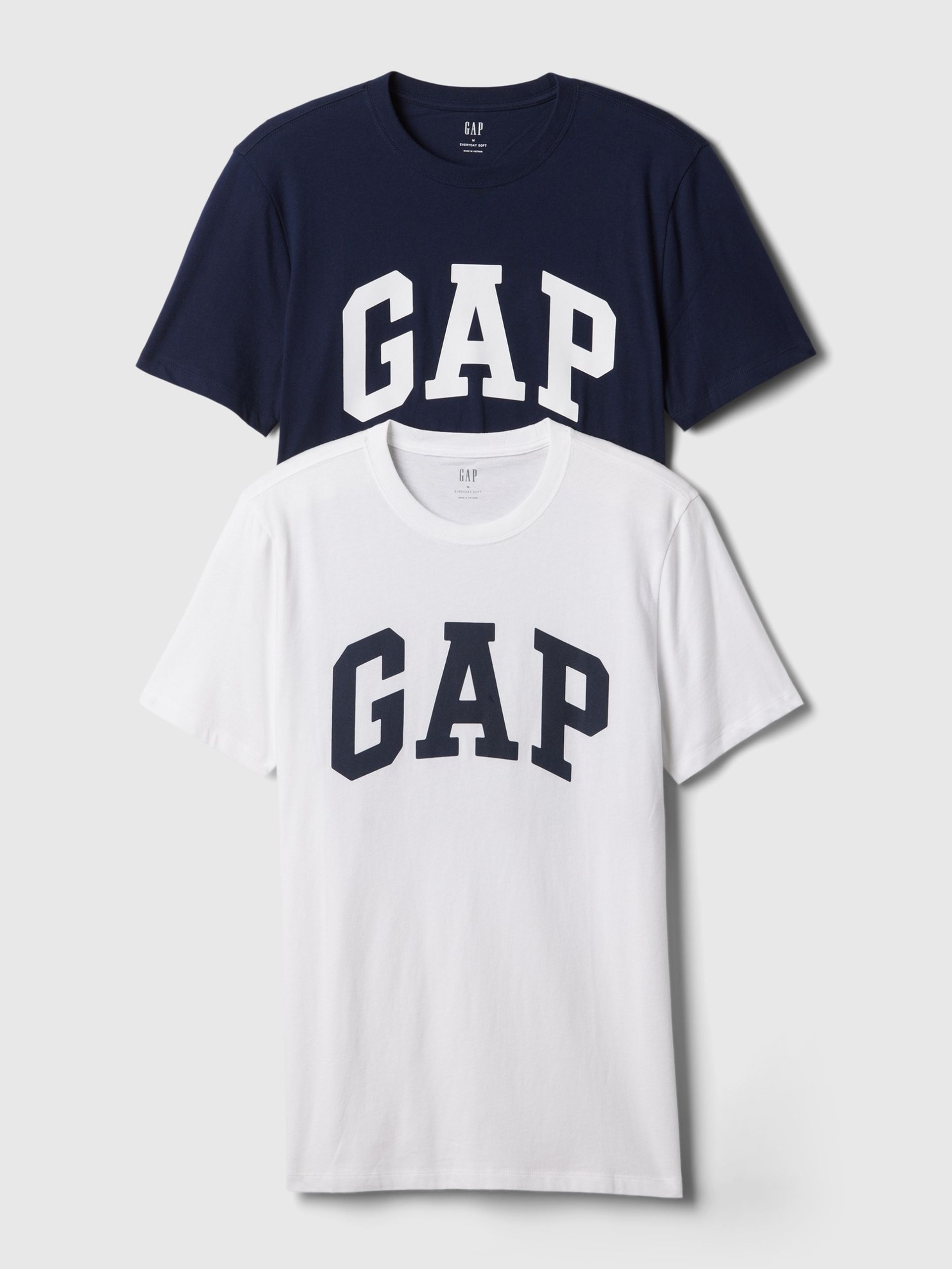 T-shirt in cotone con logo 2 pezzi - 001