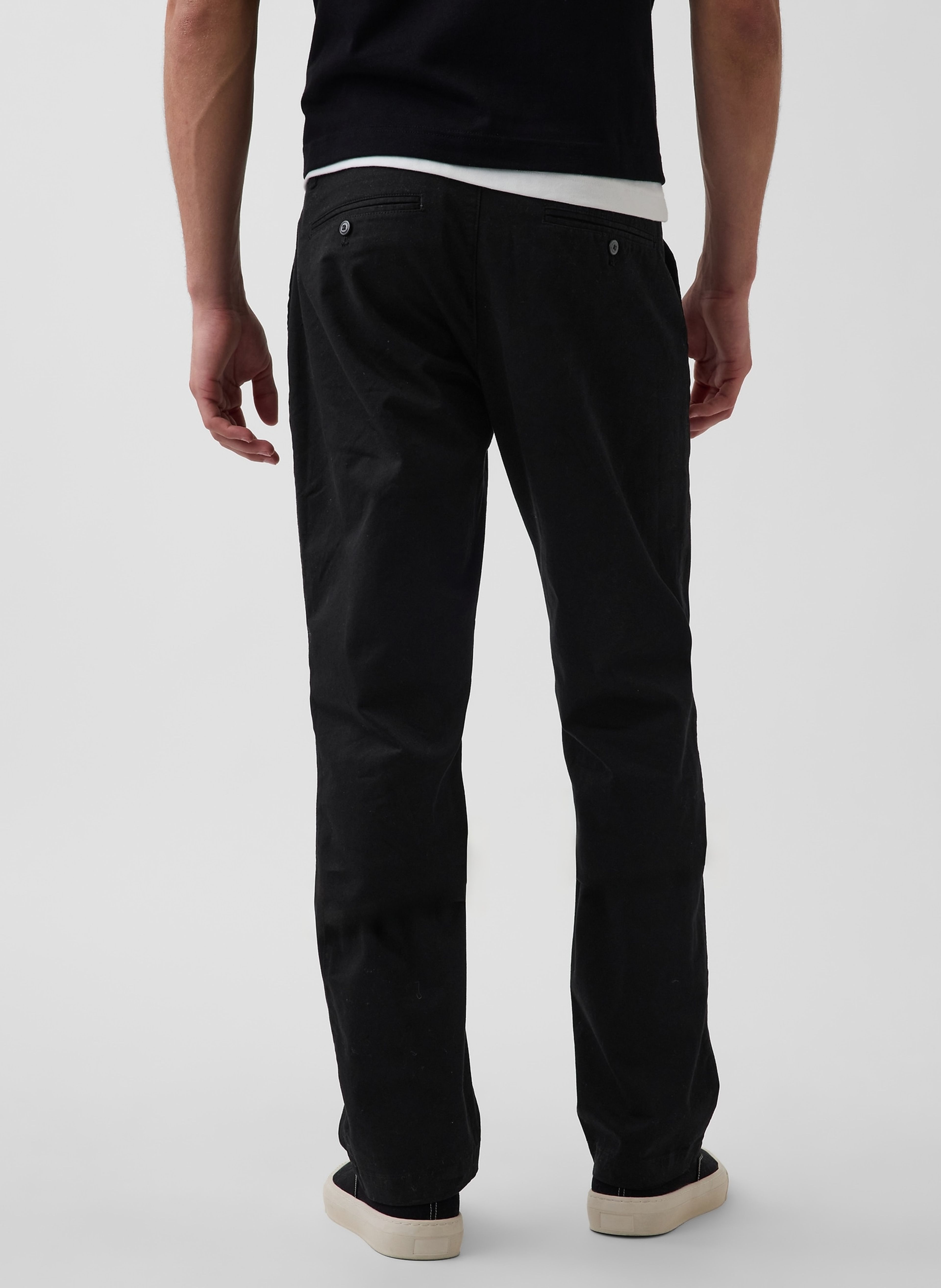 Straight khaki nohavice - 004