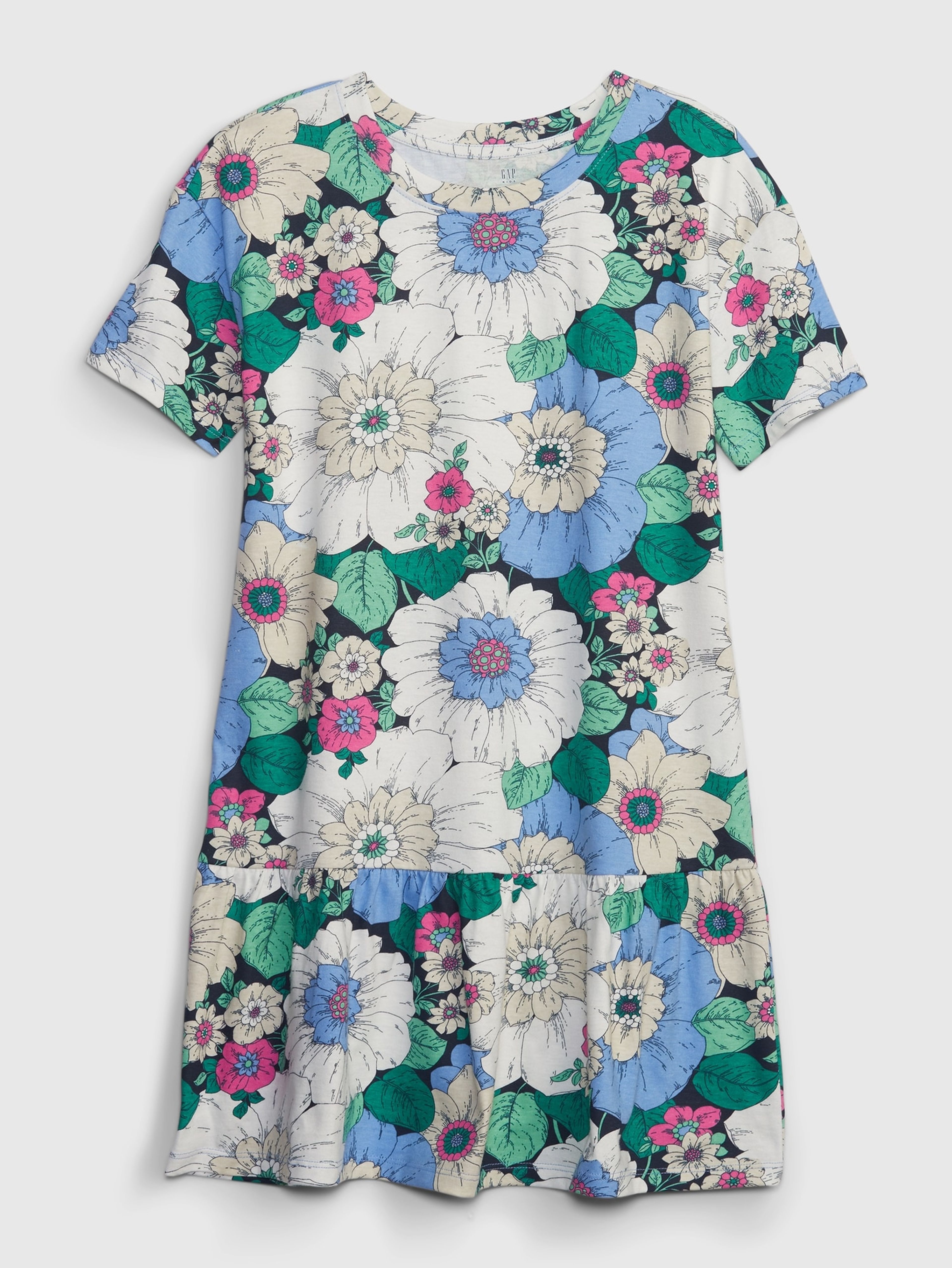 Rochie cu imprimeu floral pentru copii