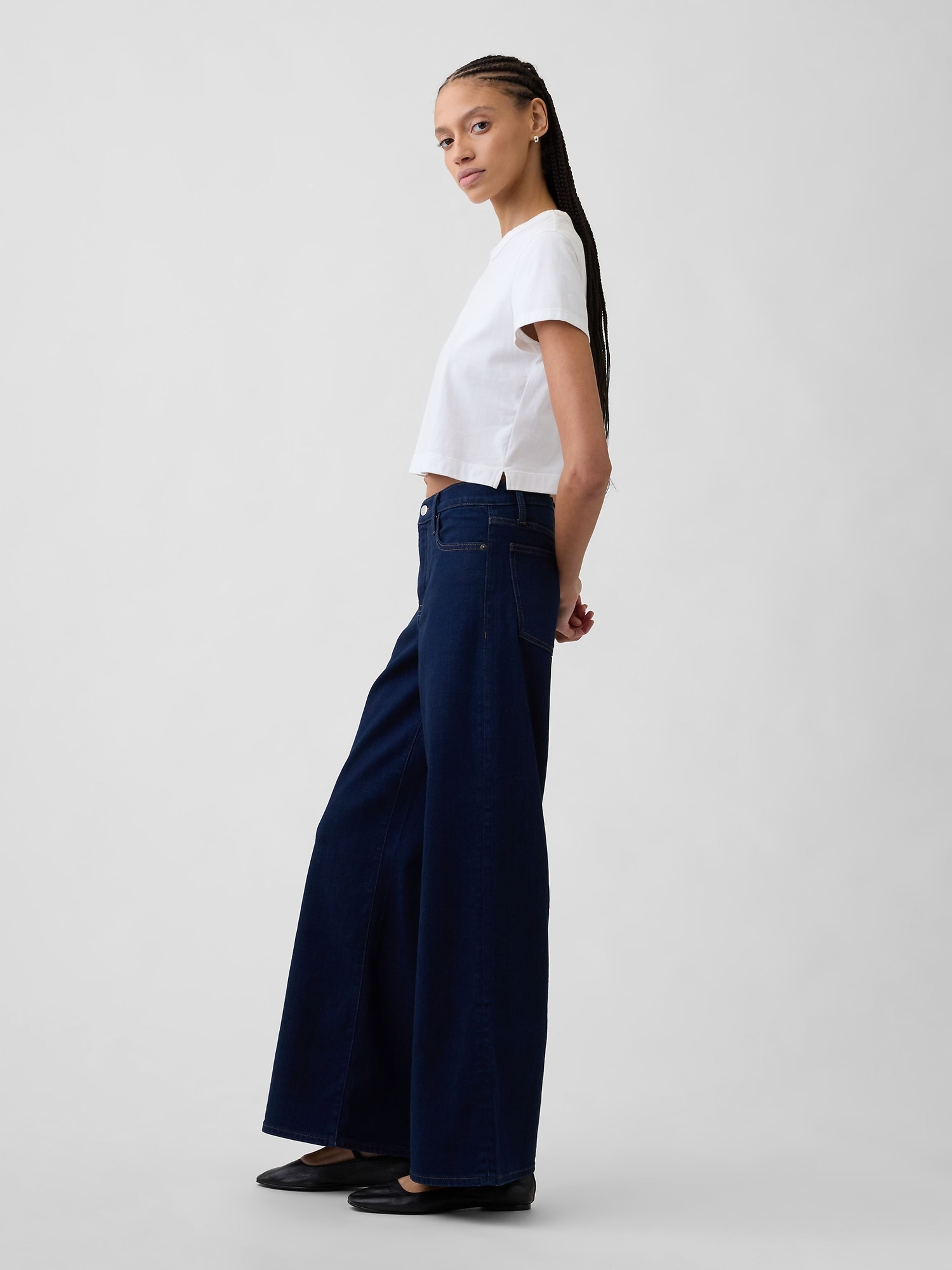 Jean Mid Rise Wide-Leg - 003