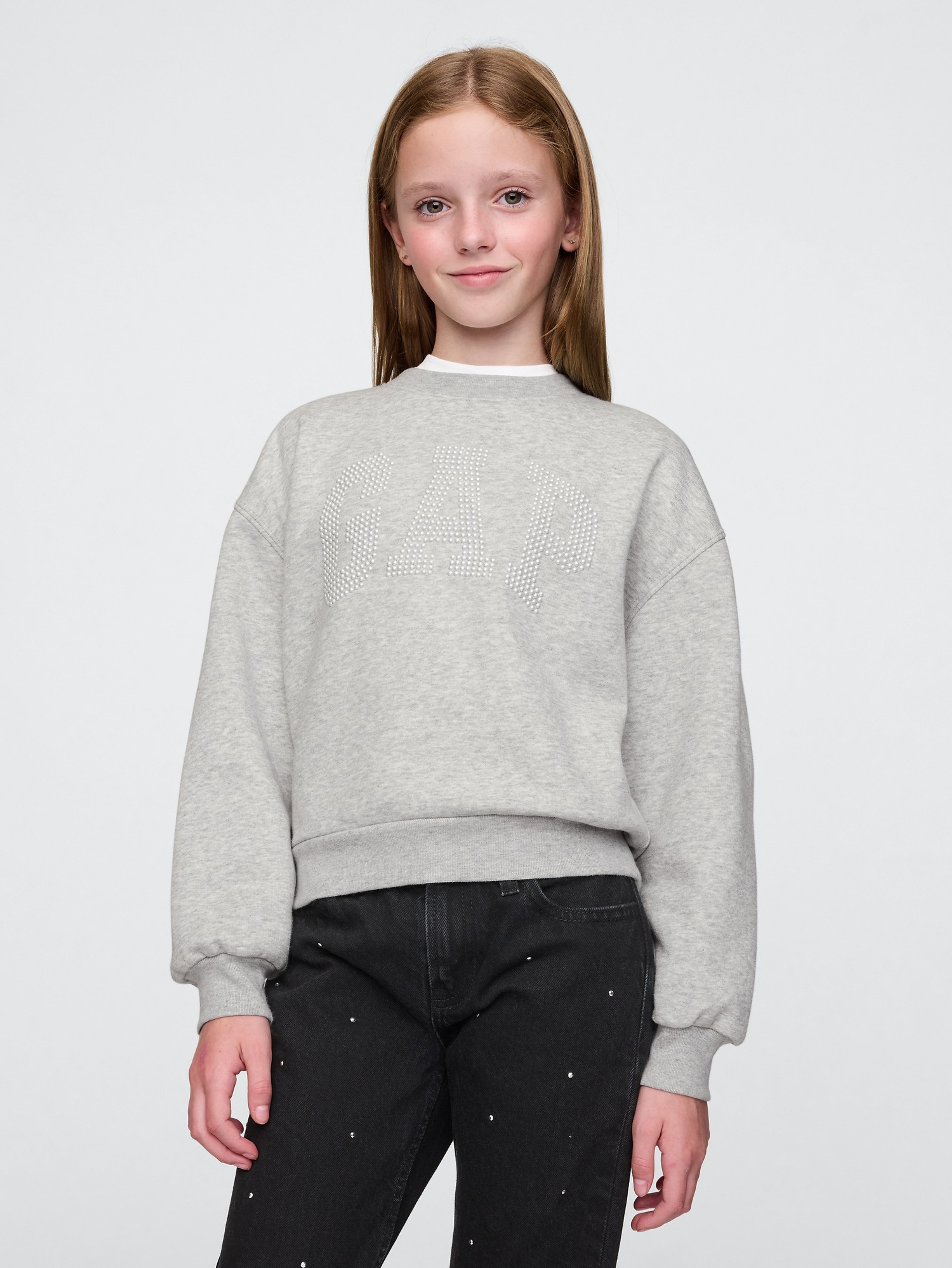 Dziecięca oversize bluza z logo