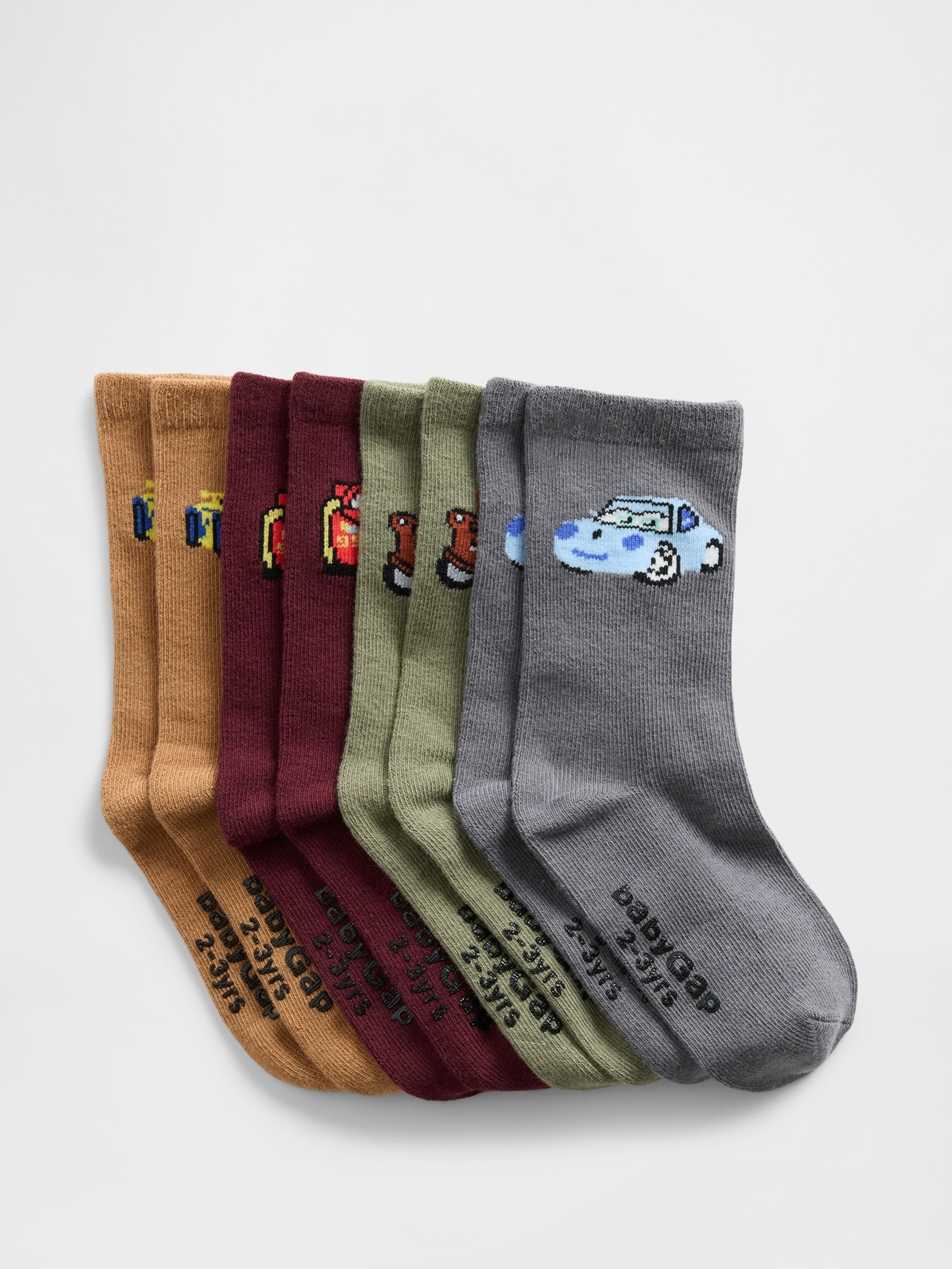 Baby-Socken Gap & Cars, 4er-Pack