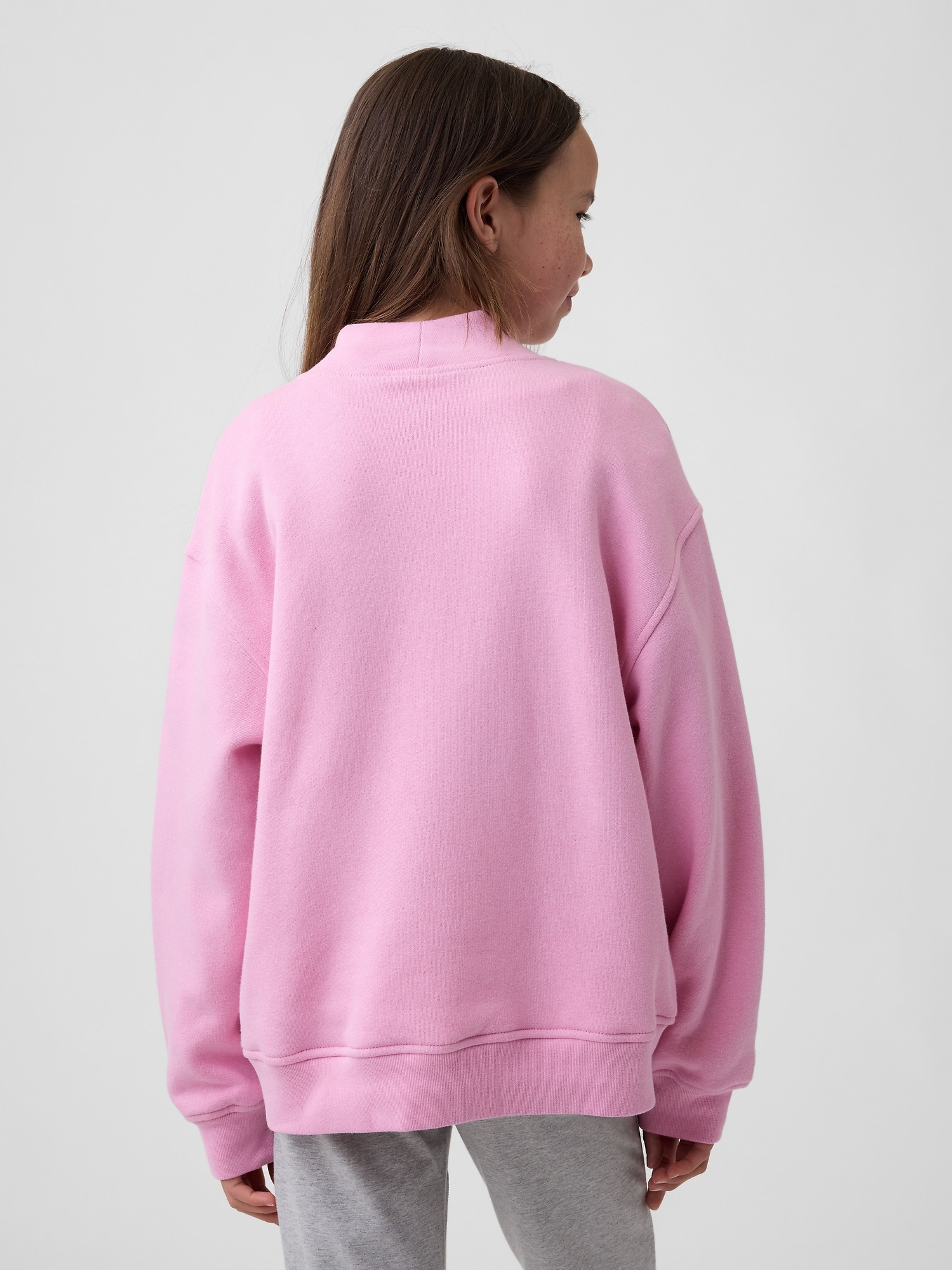 Dětská oversize mikina s logem - 002