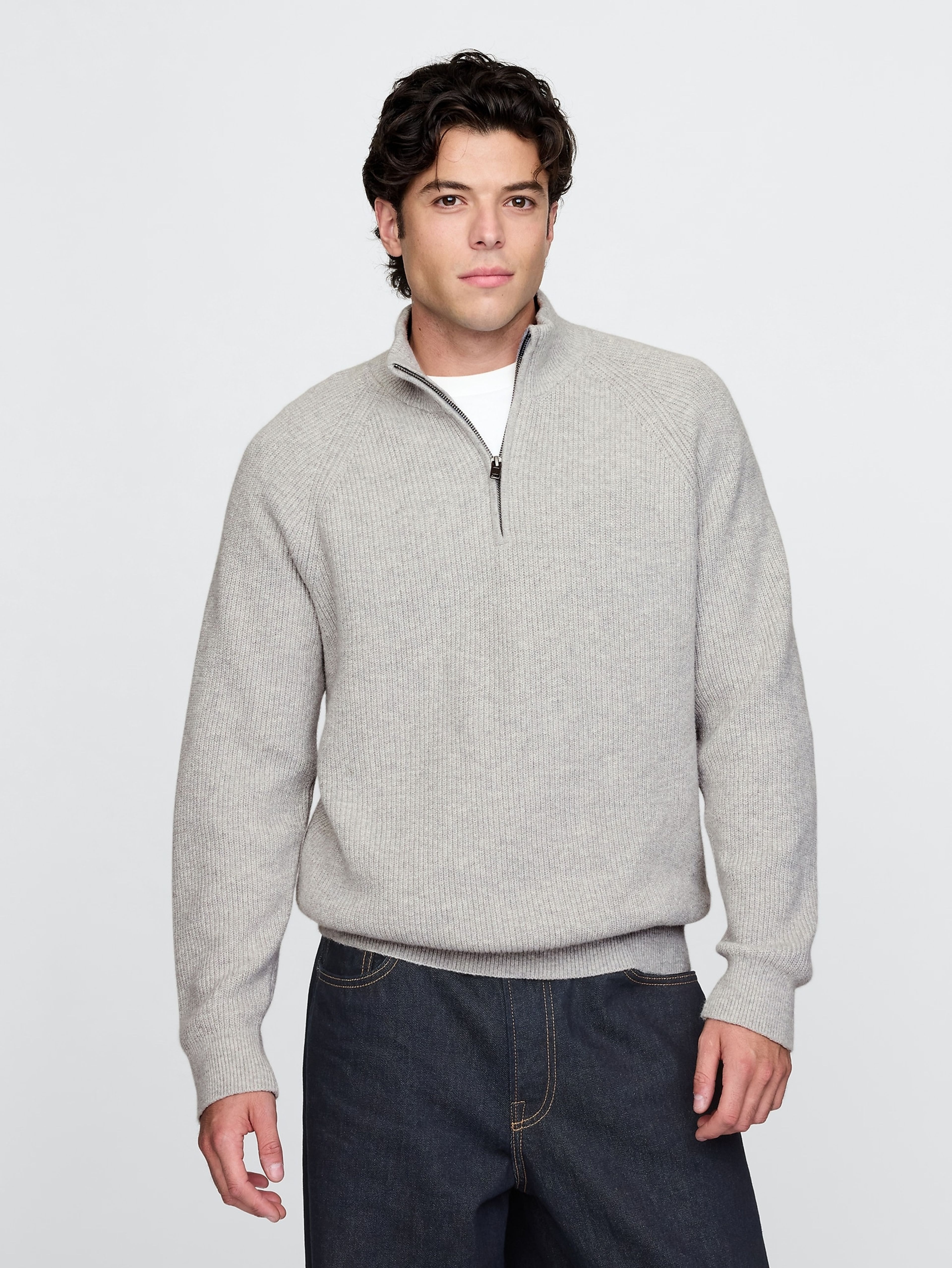 Gerippter CashSoft-Pullover