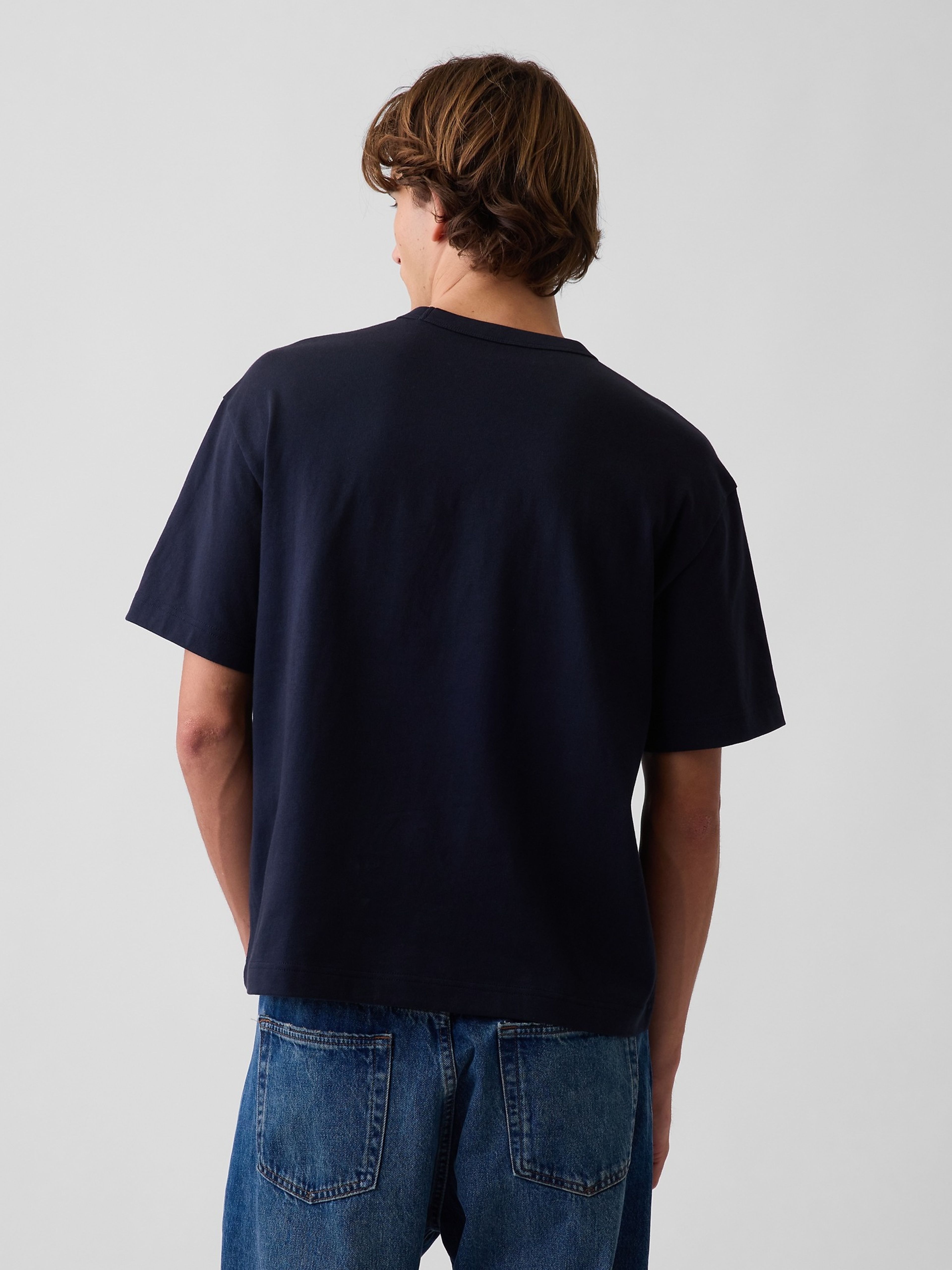 Crop T-shirt Heavyweight z logo - 003