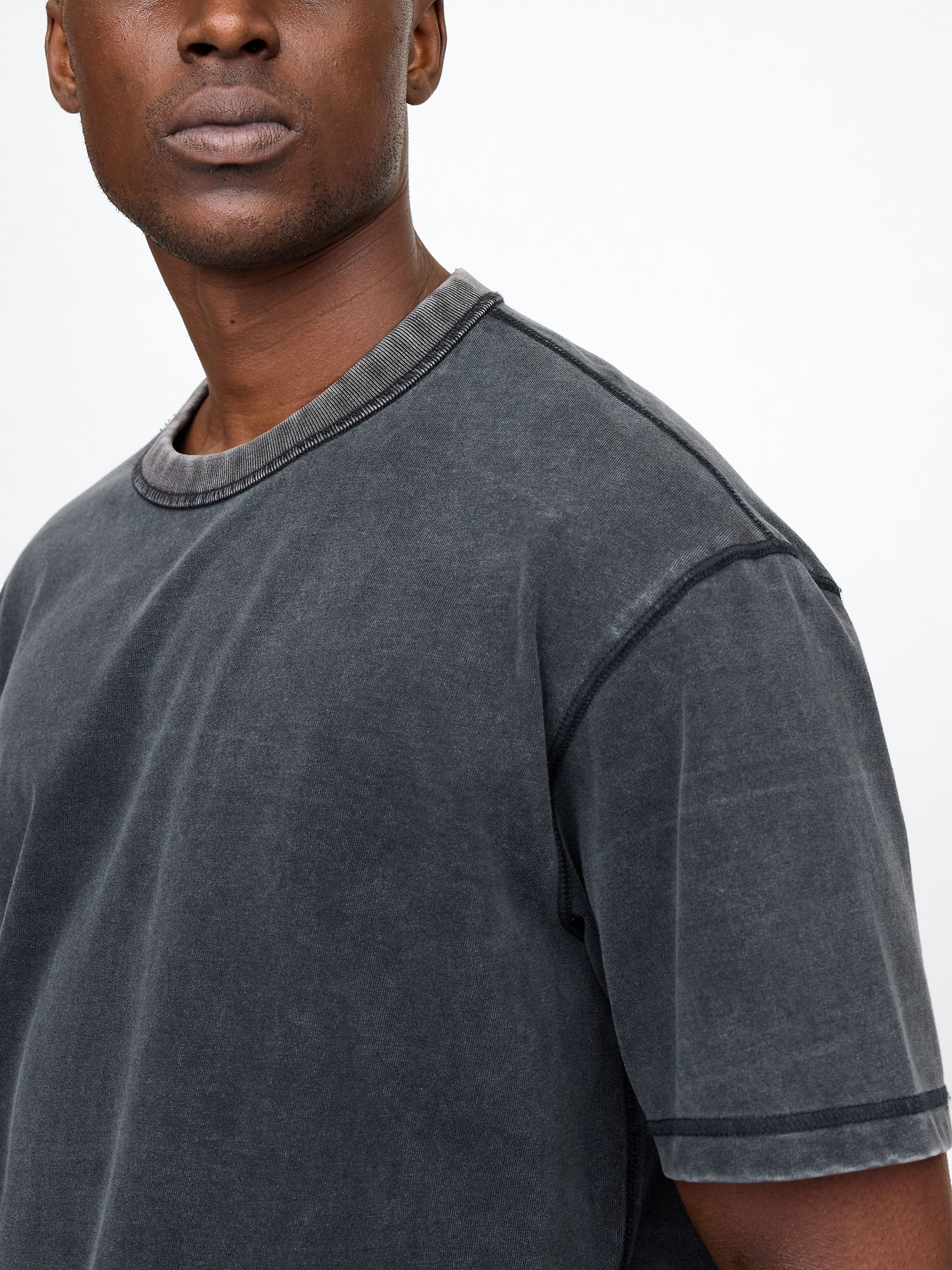 Tricou crop Heavyweight unisex - 005