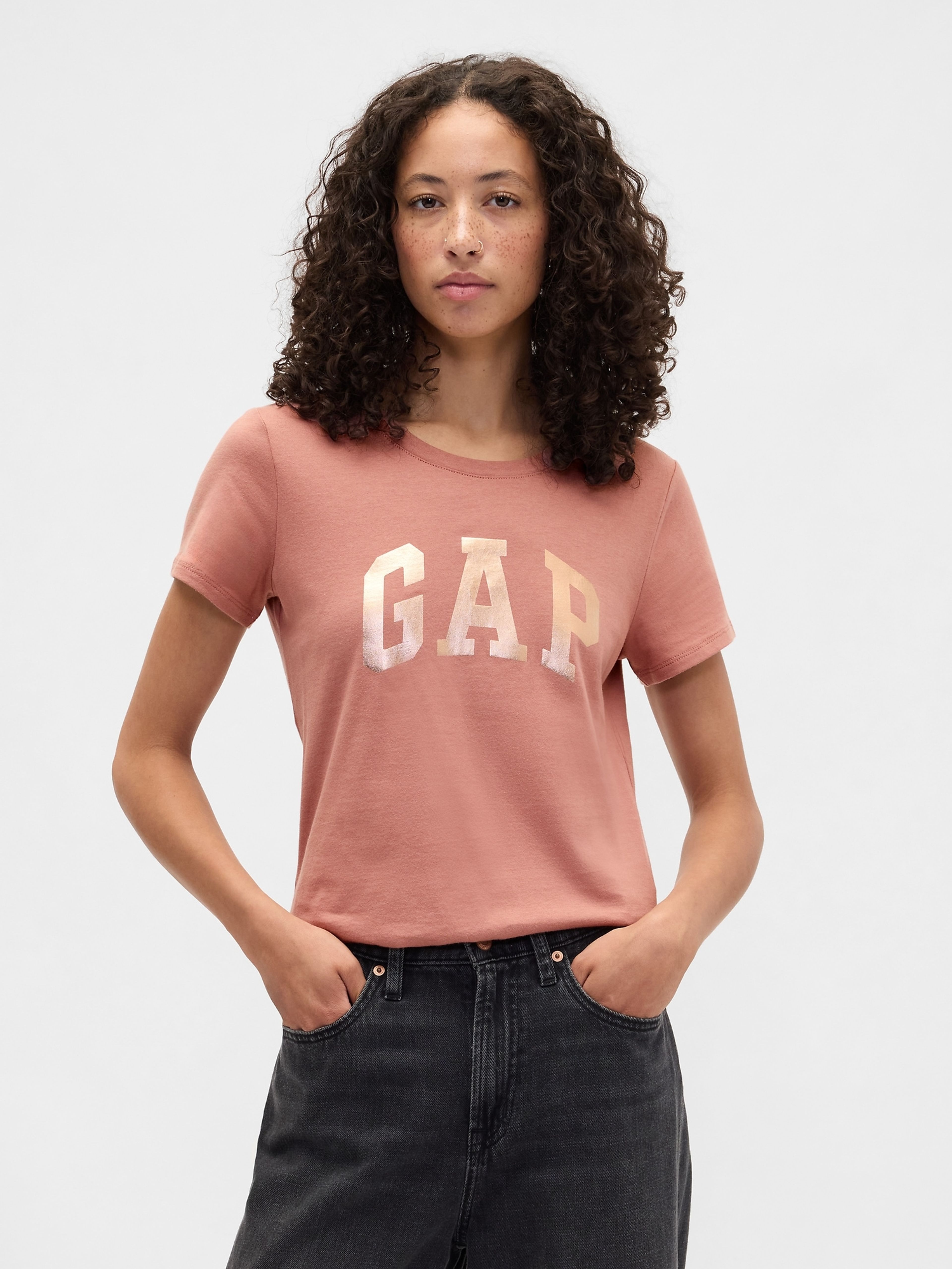 Damen-T-Shirt mit Logo