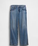 Jeans Low Rise 90s Loose Split-Hem-Azul marino - 001