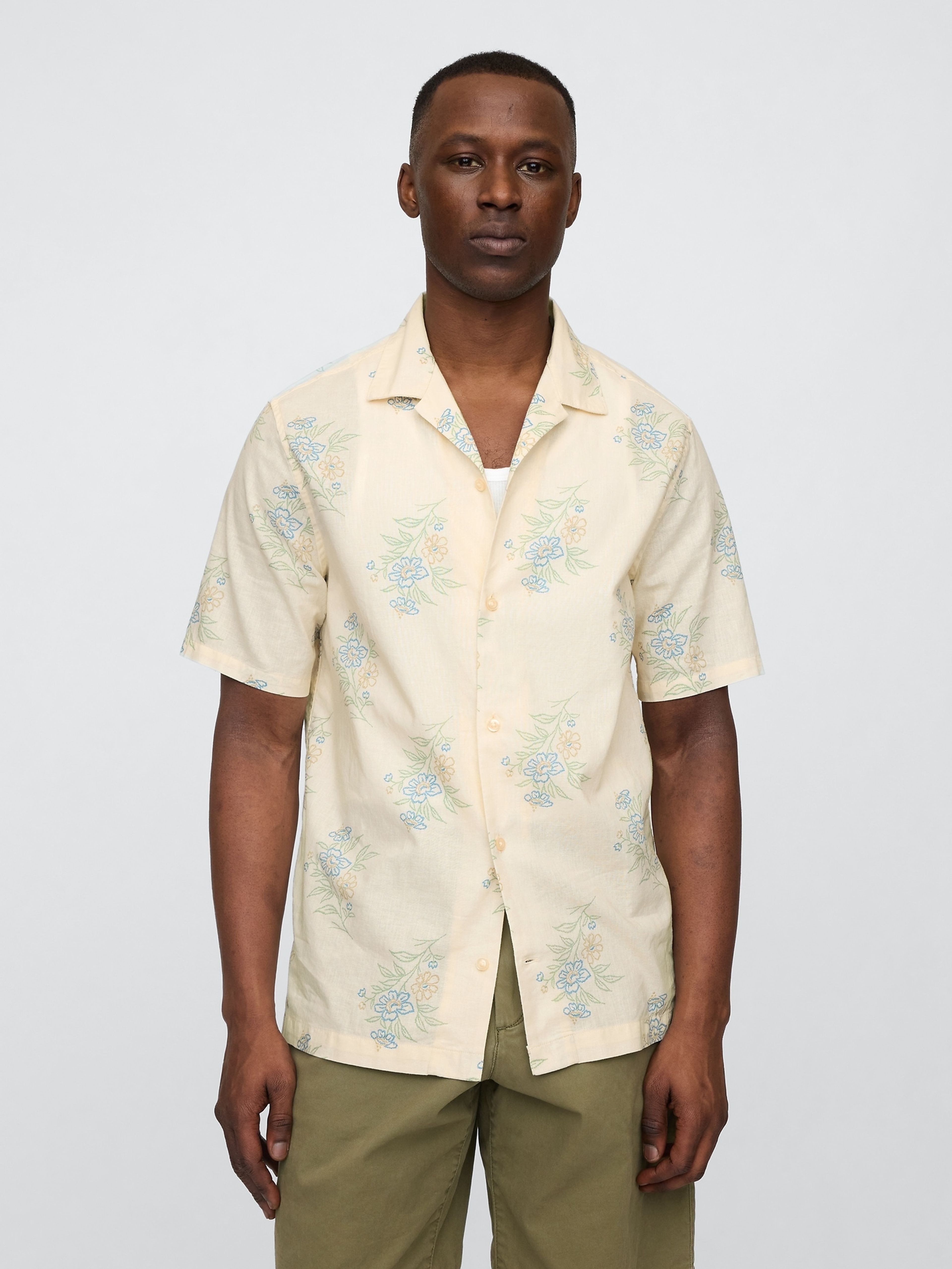 Hemd aus Leinen Standard Fit