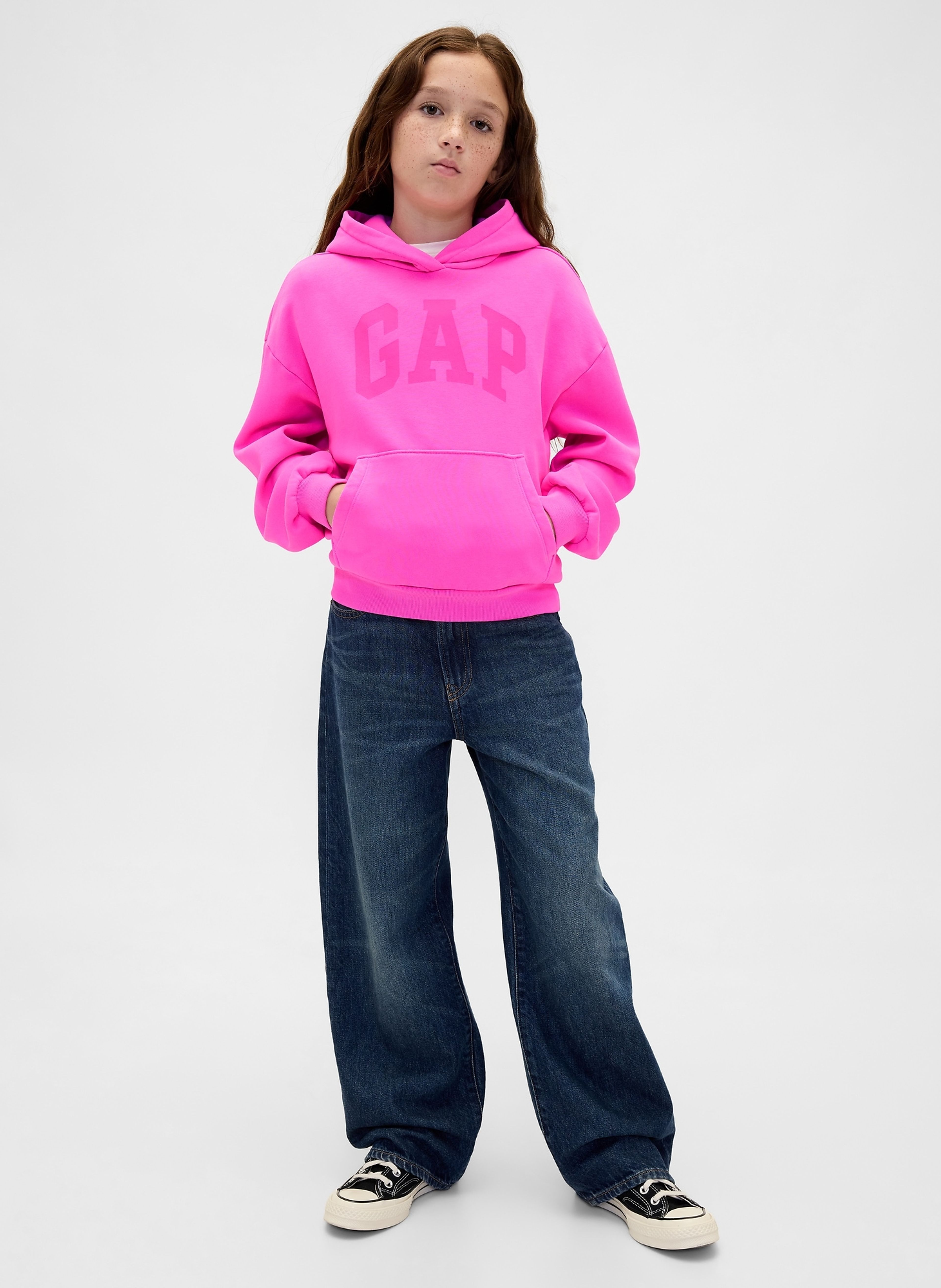 Kinder VintageSoft Sweatshirt mit Logo - 003